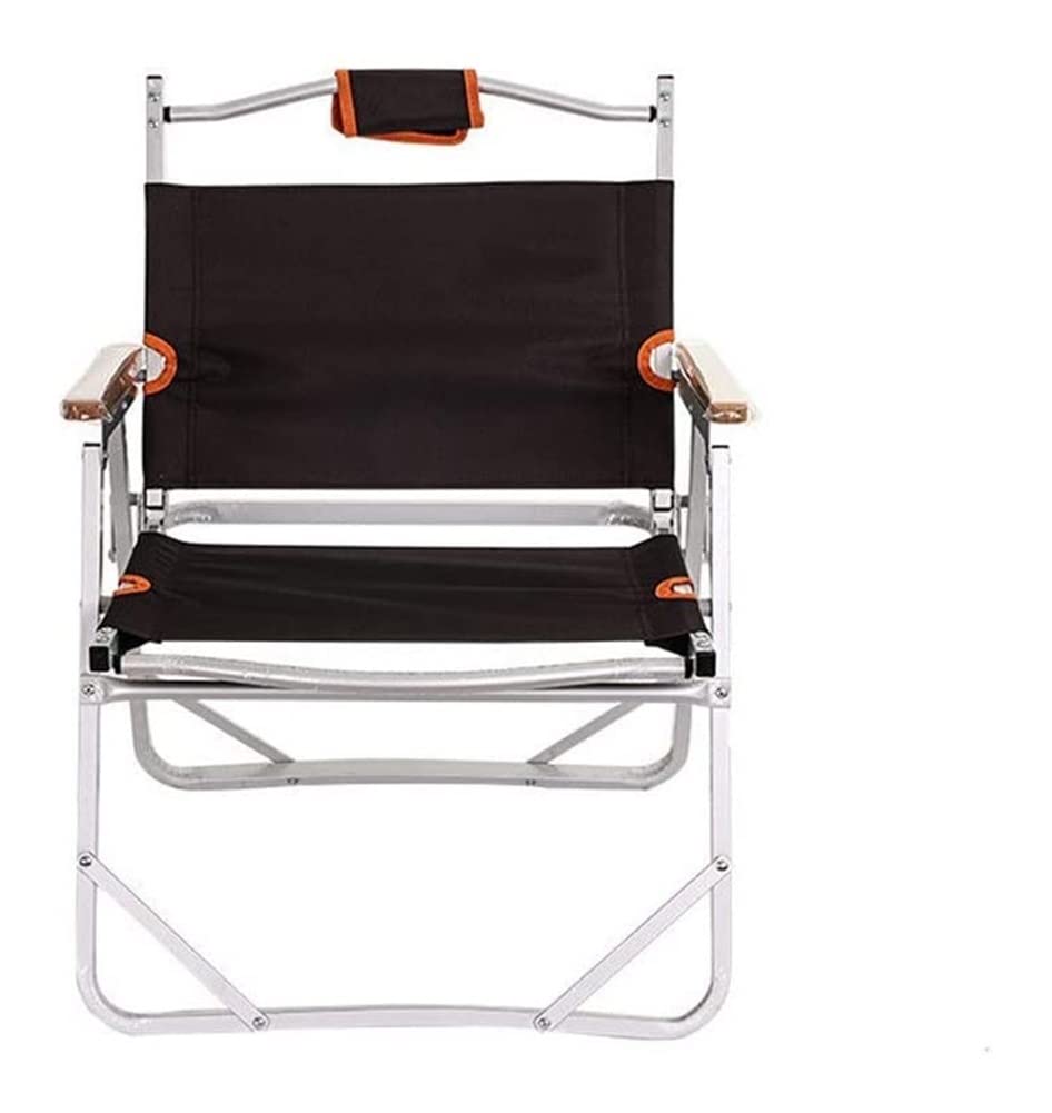 VHG Innovation Portable Folding Chair - Lightweight Aluminum Frame & Oxford Fabric - Perfect for Beach, Fishing, Picnics & Camping - Durable Outdoor Moon Chair for Travel & Backyard Relaxation