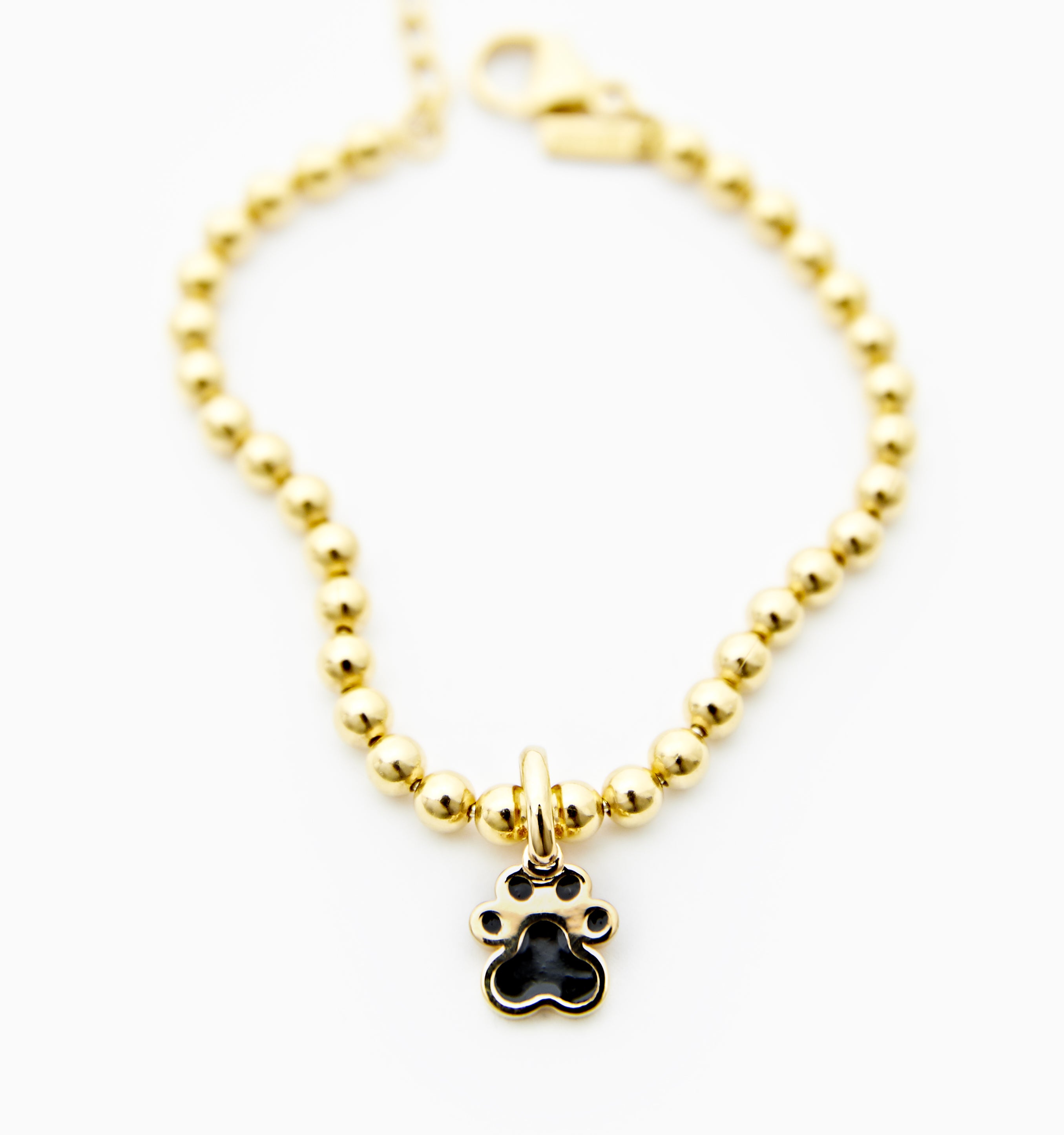 Paw Bracelet for Women - Cute Animal Paw Print Charm Adjustable Bangle for Dog & Cat Lovers - Perfect Gift for Pet Owners (Ideal for Casual Wear, Gifting & Pet-Themed Events)