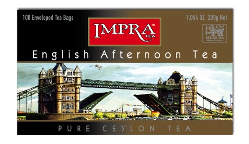 Premium English Afternoon Tea Bags - Impra 100 Count (Pack of 9) | High-Quality Black Tea for Relaxation, Brunch & Gifting | Perfect for Tea Parties, Office Breaks & Cozy Evenings