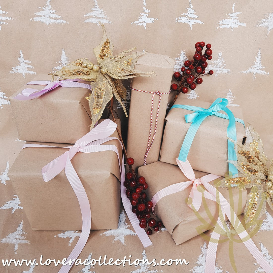 Lovera Premium Gift Bags & Gift Wrapping Set - Elegant Present Packaging for Birthdays, Weddings & Holidays | Perfect for Party Favors, Corporate Gifts & Special Occasions