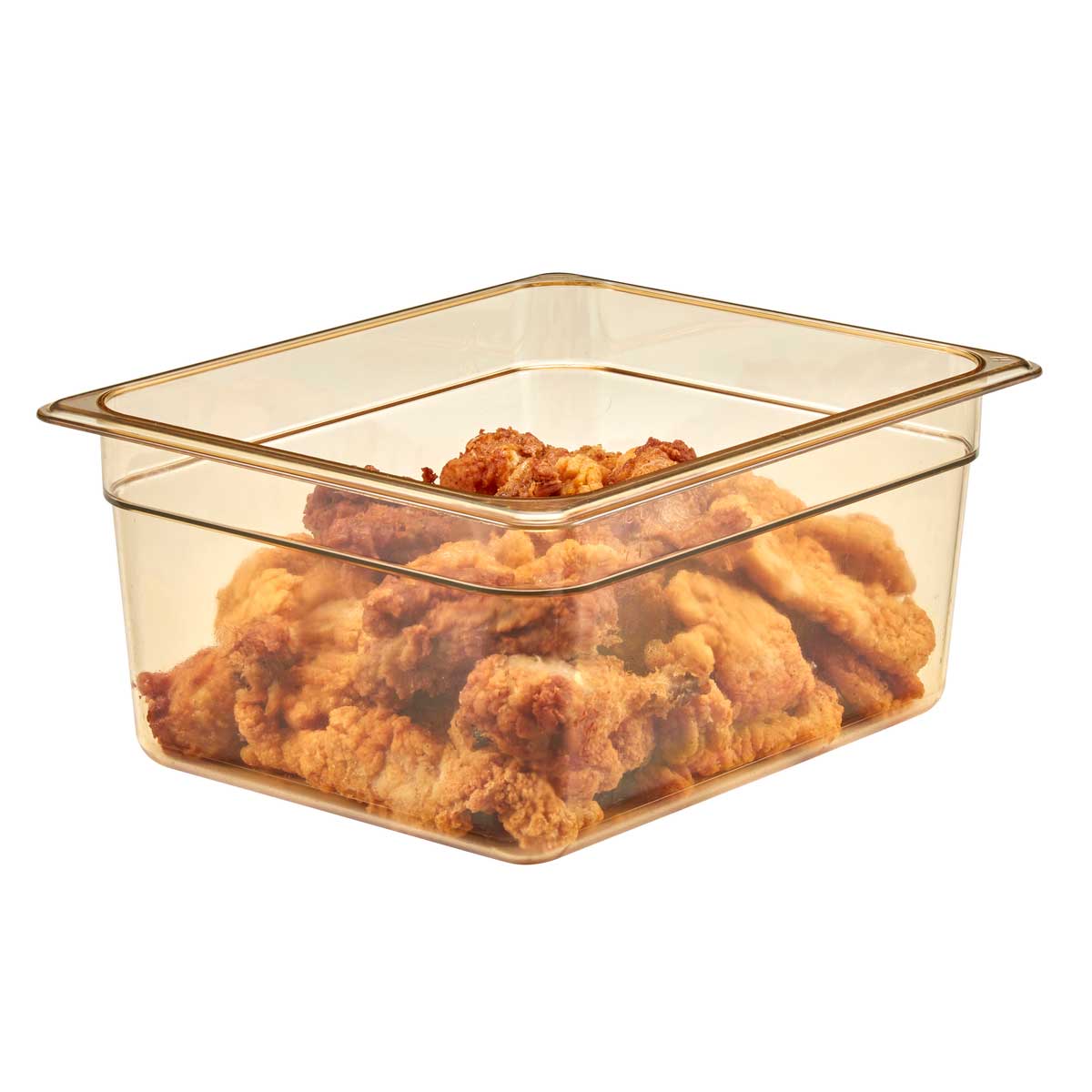 Cambro 26HP150 H Pan 1/2 Size High Heat Food Pan, Amber, 6 Deep – Durable Commercial Food Storage Container for Restaurants, Catering & Buffets – Perfect for Hot Food Service, Meal Prep & Kitchen Organization