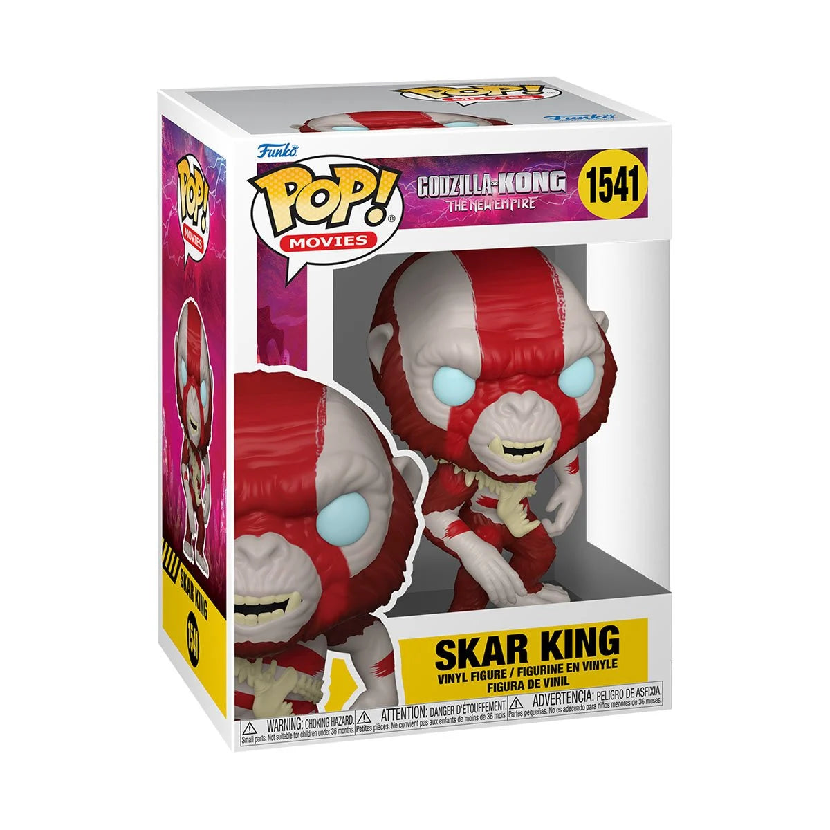 Godzilla x Kong: The New Empire Skar King Funko Pop! Vinyl Figure #1541 - Collectible Movie Toy for Fans & Gift Idea