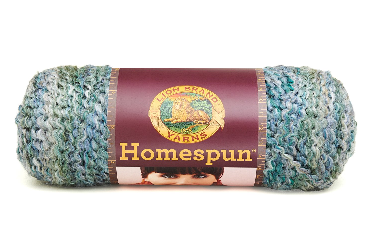 Lion Brand Homespun Yarn (320) Regency - Premium Acrylic Knitting Yarn for Scarves, Blankets & DIY Crafts | Soft & Chunky Yarn for Crochet & Knitting Projects
