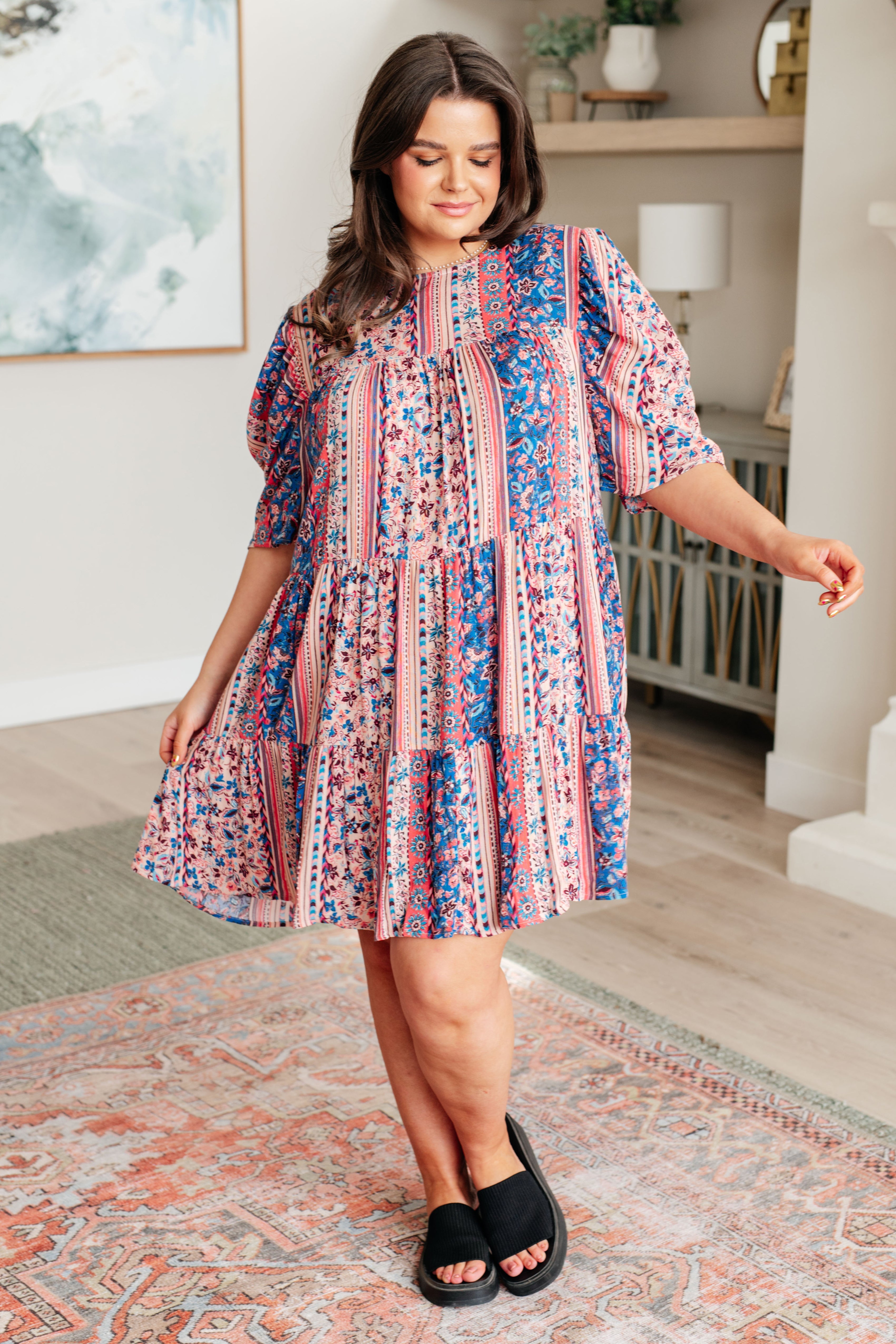 Elegant Tiered Dress for Women - Flowy Summer Maxi Dress with Ruffles - Perfect for Weddings, Parties & Beach Vacations