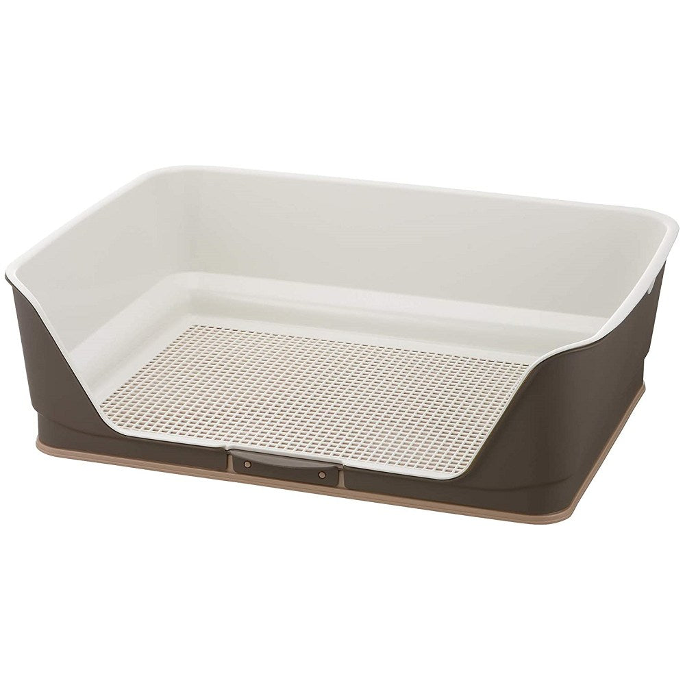 Easy Clean Wee Pan with High Walls - Portable Dog Potty Training Tray for Puppies & Small Dogs - Indoor/Outdoor Use for Home, Apartment, or Travel