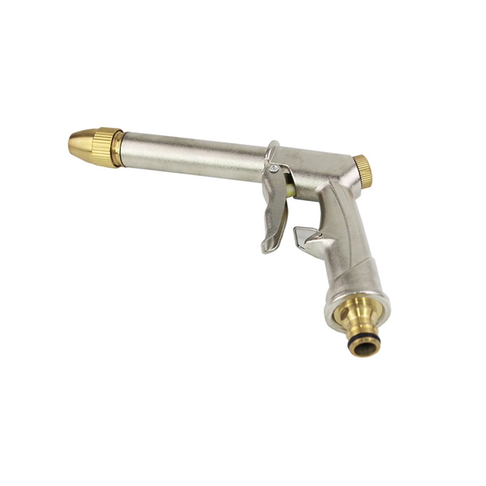 **Heavy Duty Aluminum Alloy Garden Hose Nozzle - High Pressure Metal Water Spray Gun for Car Washing, Plant Watering & Lawn Care - Durable Outdoor Cleaning Tool for Home, Garden & Vehicle Maintenance**