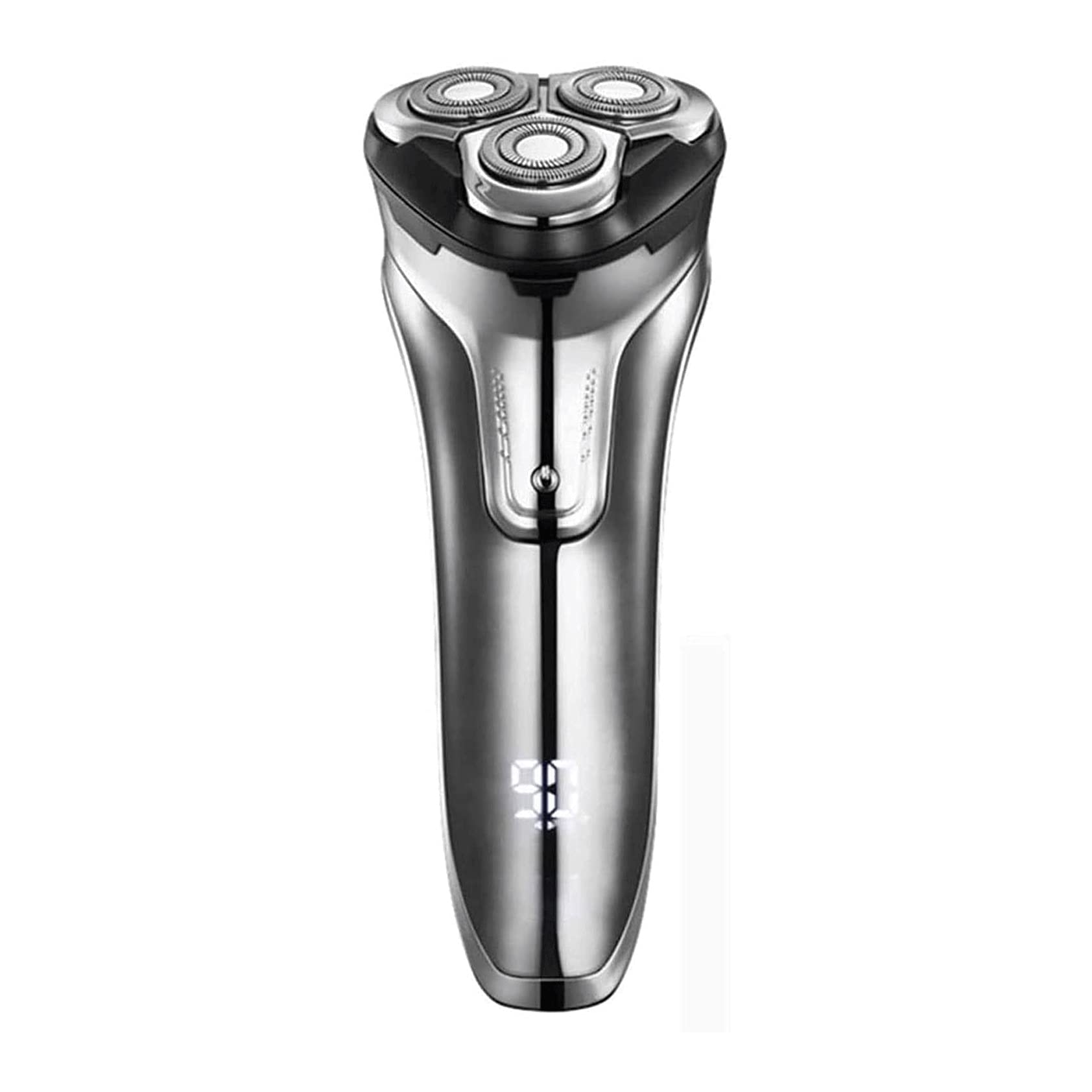 Men's 3D Rotary Electric Shaver with Pop-up Beard Trimmer - Wet/Dry Rechargeable Razor with Intelligent Anti-Pinch & Auto Grinding Head - Perfect for Travel, Daily Shaving & Grooming