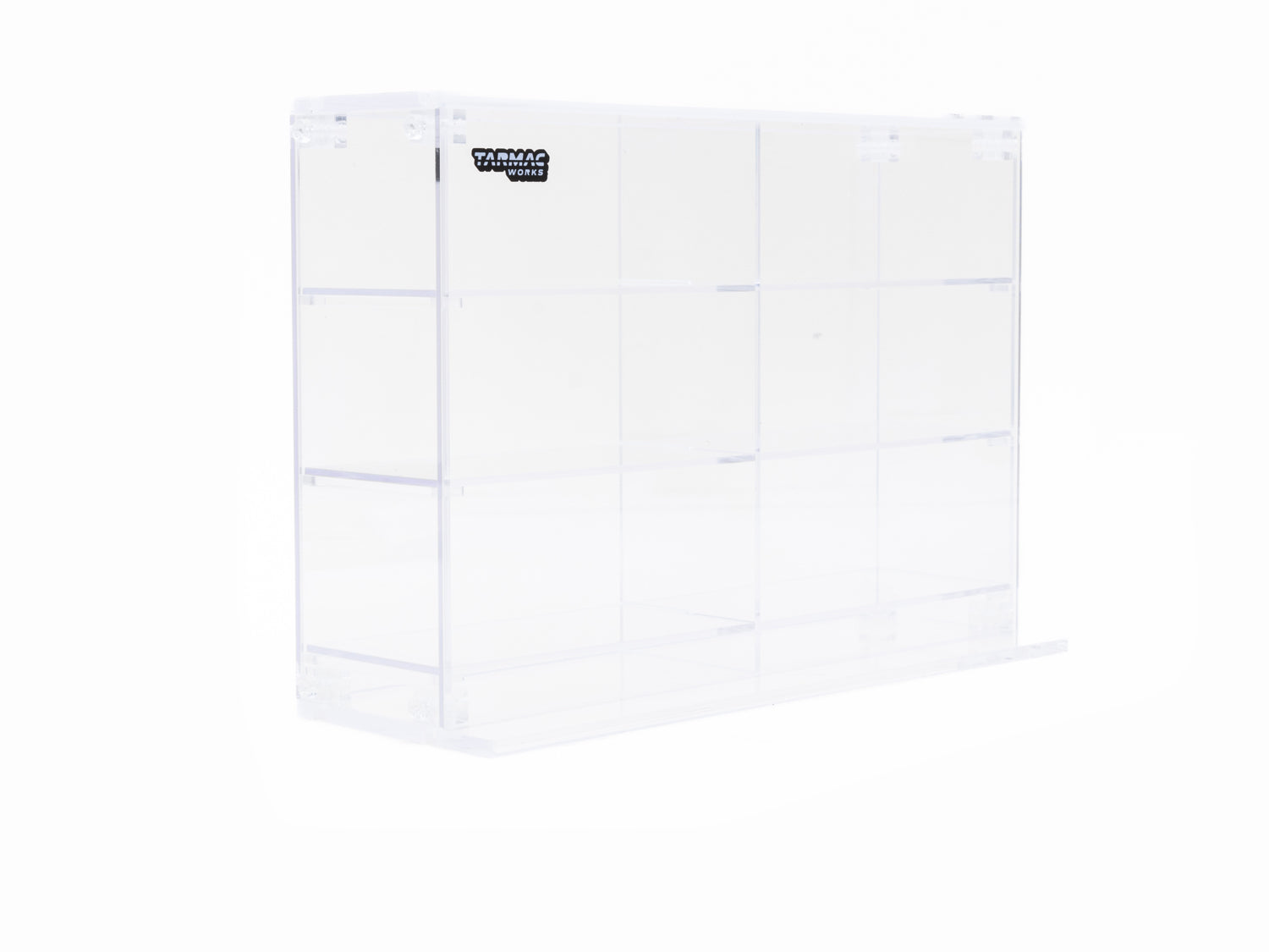 Tarmac Works 1/64 Scale Diecast Car Display Case - 6 Slot Acrylic Showcase for Hot Wheels & Model Cars Collection - Perfect for Home, Office, or Gift Display