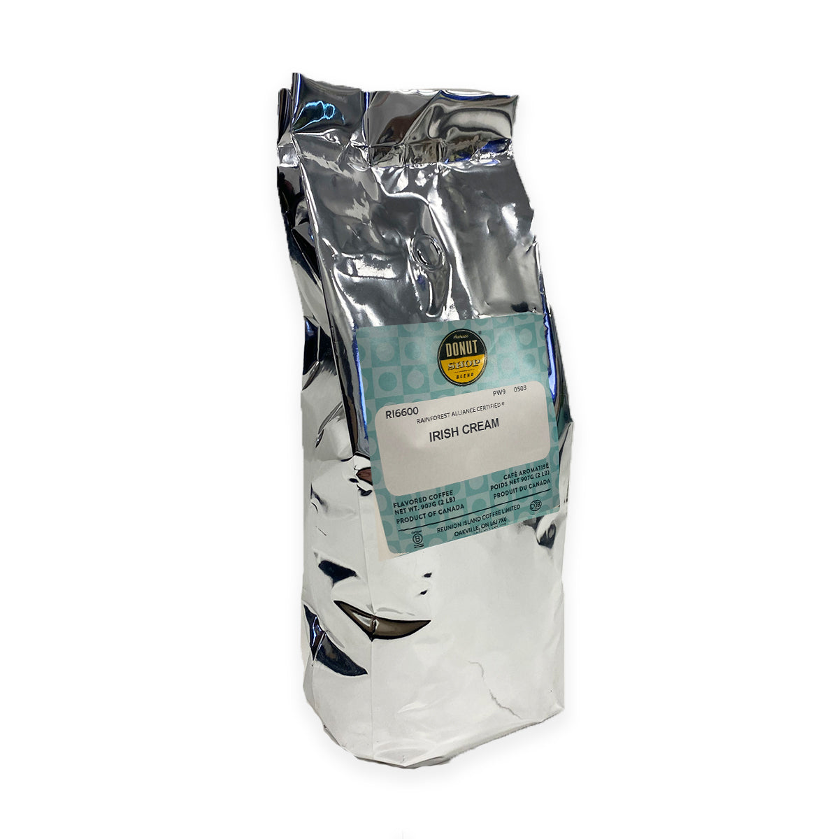 Authentic Donut Shop Irish Cream Whole Bean Coffee 2 lb - Premium Gourmet Coffee Beans for Home Brewing, Office & Gift Giving - Perfect for Espresso, French Press & Drip Coffee Makers
