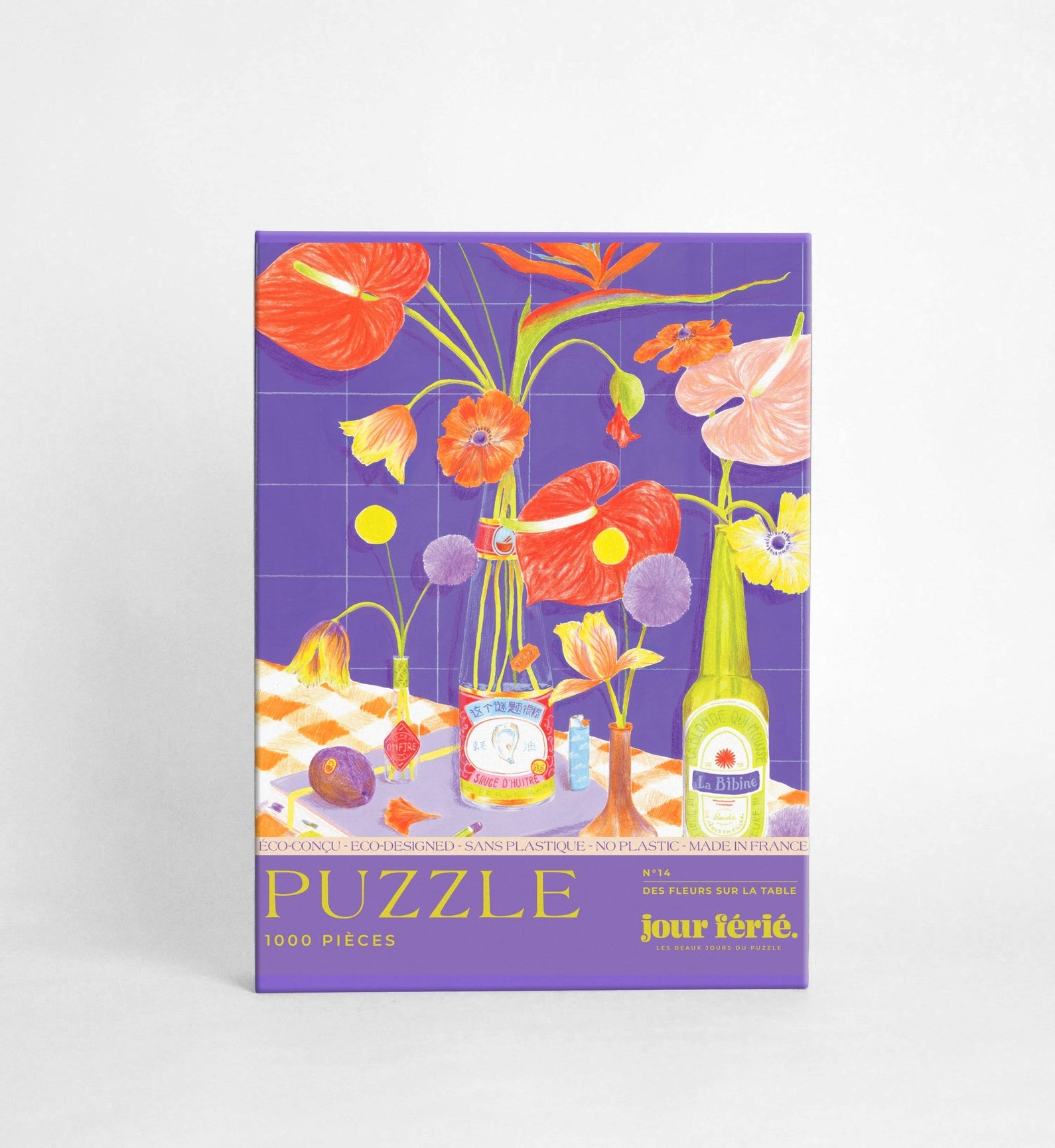 500 Piece Jigsaw Puzzle - Beautiful Floral Table Scene - Perfect for Family Game Night & Home Decor