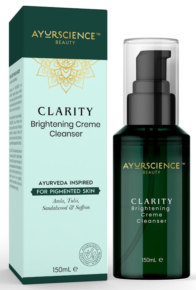 CLARITY Brightening Crème Cleanser - Gentle Face Wash for Glowing Skin | Dark Spot Treatment & Hydrating Facial Cleanser | Perfect for Morning & Night Skincare Routine