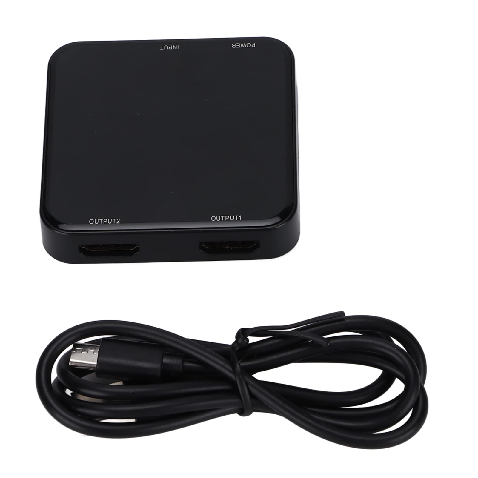 Heayzoki 4K HDMI Splitter 1x2 - 4K 60Hz HD Audio Video Switcher for HDTV, DVD, PS3, Xbox - Perfect for Home Theater & Gaming Setup