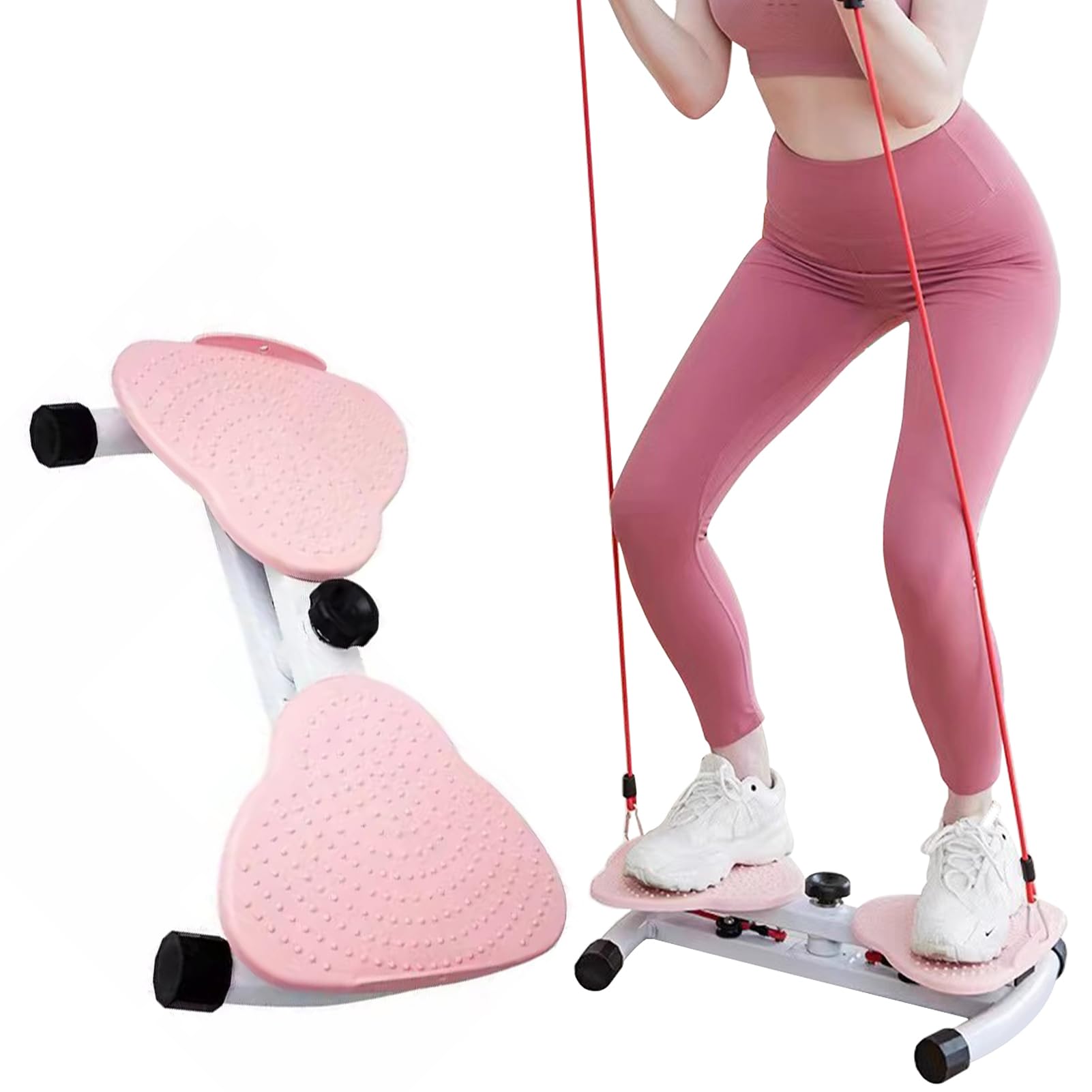 Waist Twisting Fitness Board - Adjustable Waist Trainer for Core Workout & Weight Loss - Standing Abdominal Exercise Equipment with Foot Massage - Perfect for Home Gym & Office Workout
