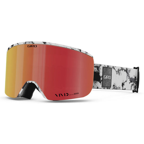 Giro Axis DK White Matter Vivid Ember Bike Helmet with Infrared Technology - Perfect for Road Cycling and Mountain Biking