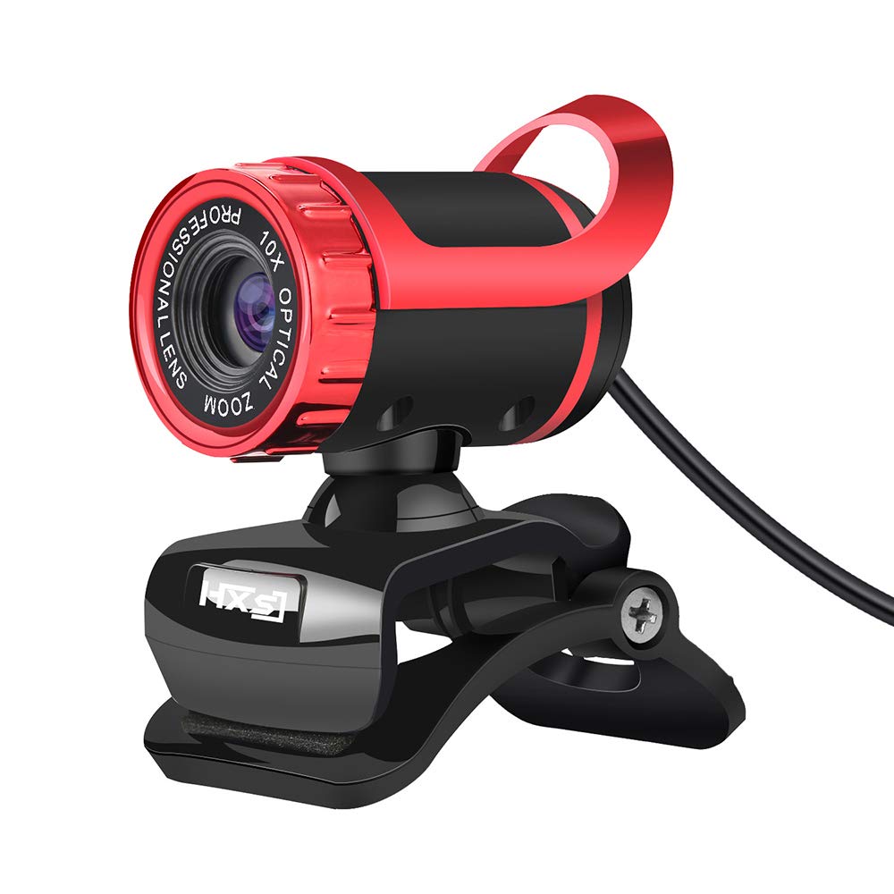 HD Webcam with Mic for Streaming & Video Calls - 360° Rotatable USB Web Camera for Laptop, Desktop, Mac - Perfect for Online Meetings & Recording