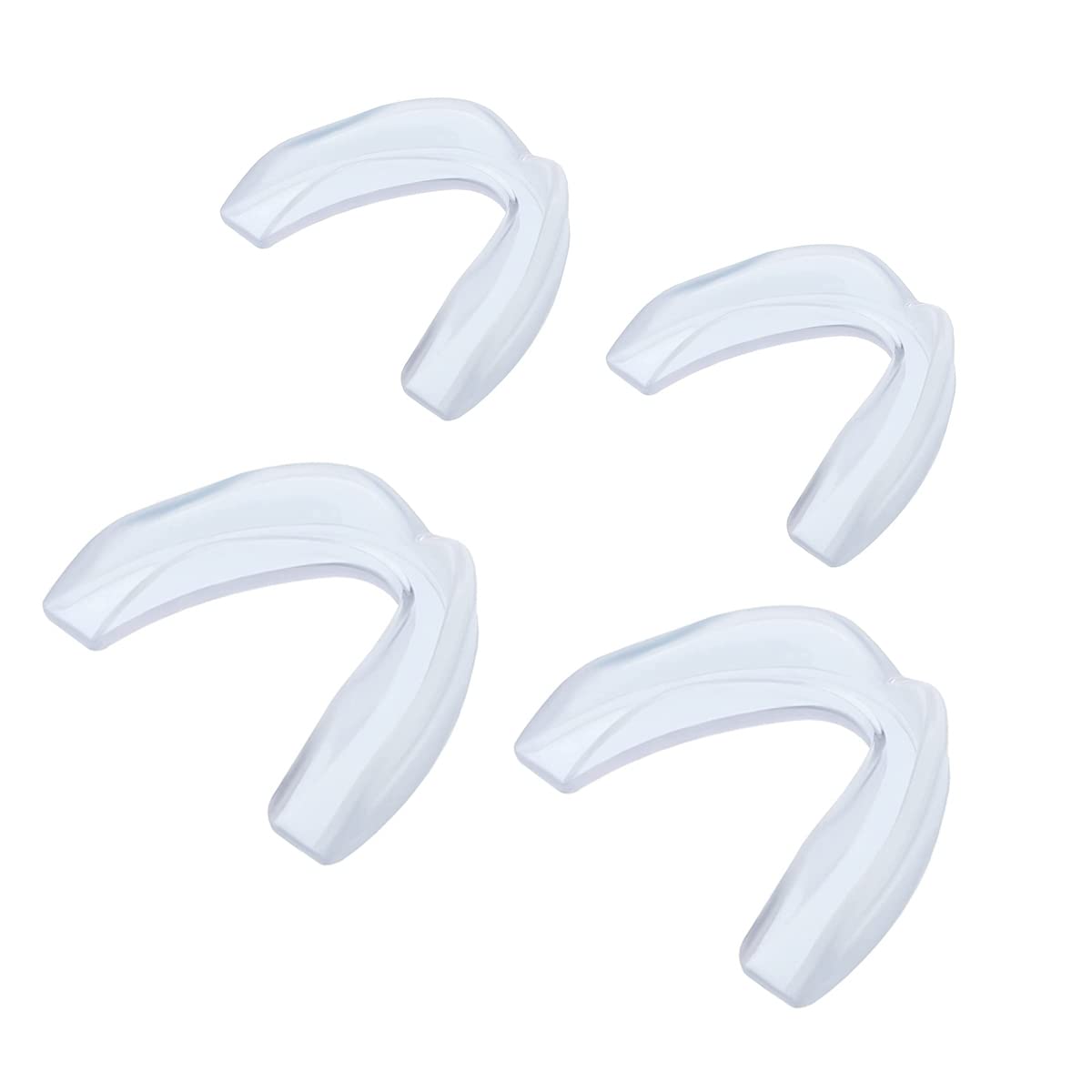2 Sizes 4 Pack Night Teeth Grinding Guard - Anti Bruxism Mouth Guard for Teeth Clenching & Grinding, Dental Protection Splint for Sleep - Perfect for TMJ Relief & Nighttime Teeth Protection