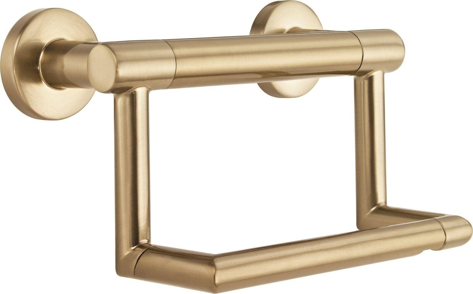 EnginDS Bronze Wall Mounted Toilet Paper Holder - Elegant Bathroom Decor with Storage for Toilet Paper Rolls - Perfect for Home, Office, and Public Restrooms