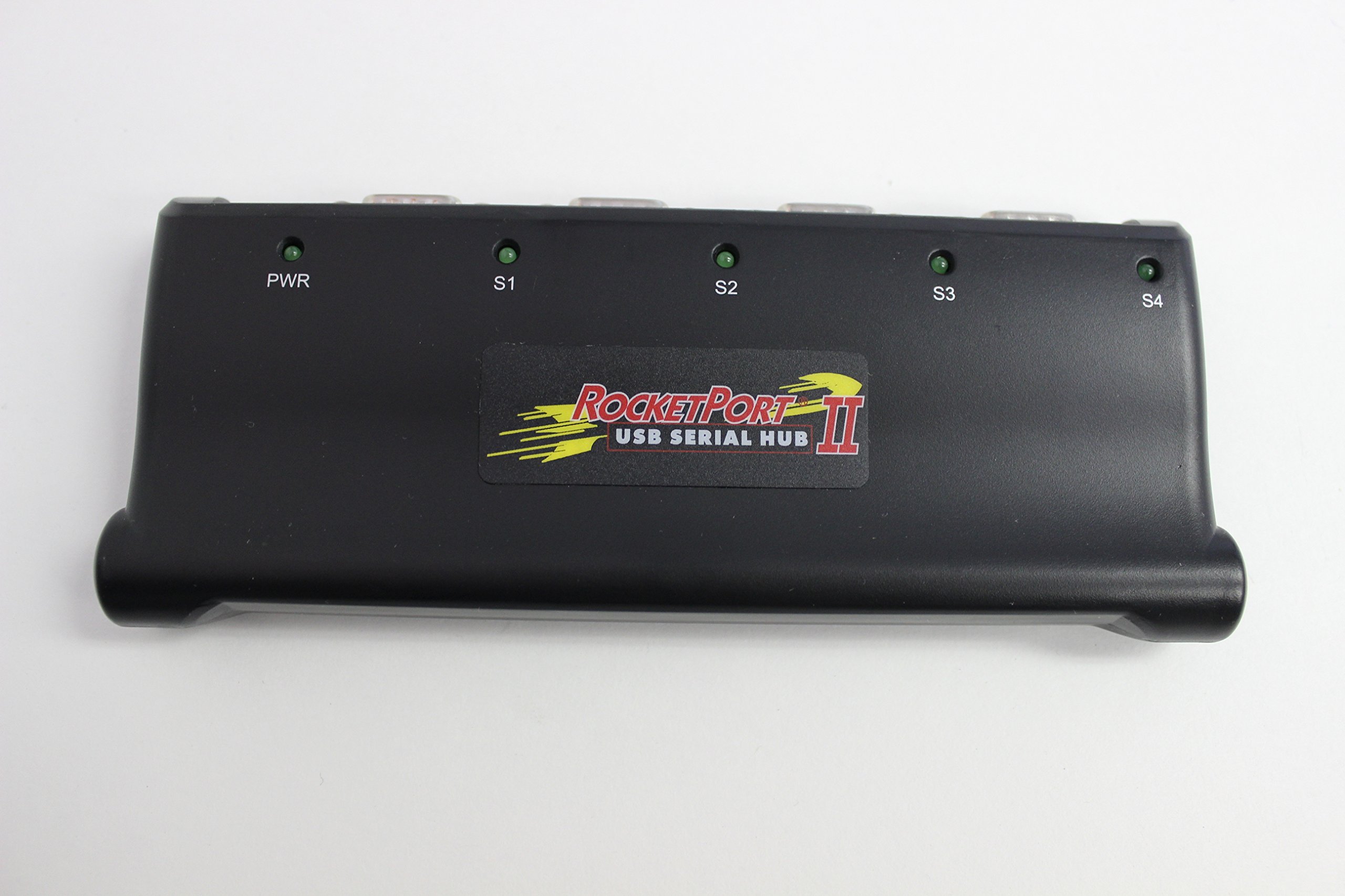 4-Port Rocketport USB Serial Hub II - RS232 to USB Converter for Industrial Equipment & POS Systems | RoHS Compliant