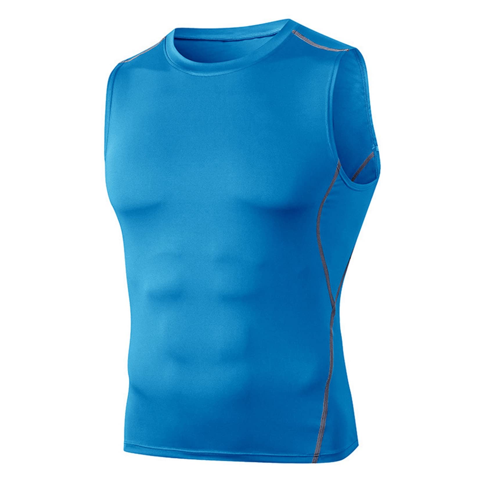 UNeedVog Men's Compression Sleeveless Shirts - Athletic Tank Tops for Gym, Running & Workout - Moisture Wicking Fitness Vest & Base Layer for Active Lifestyles
