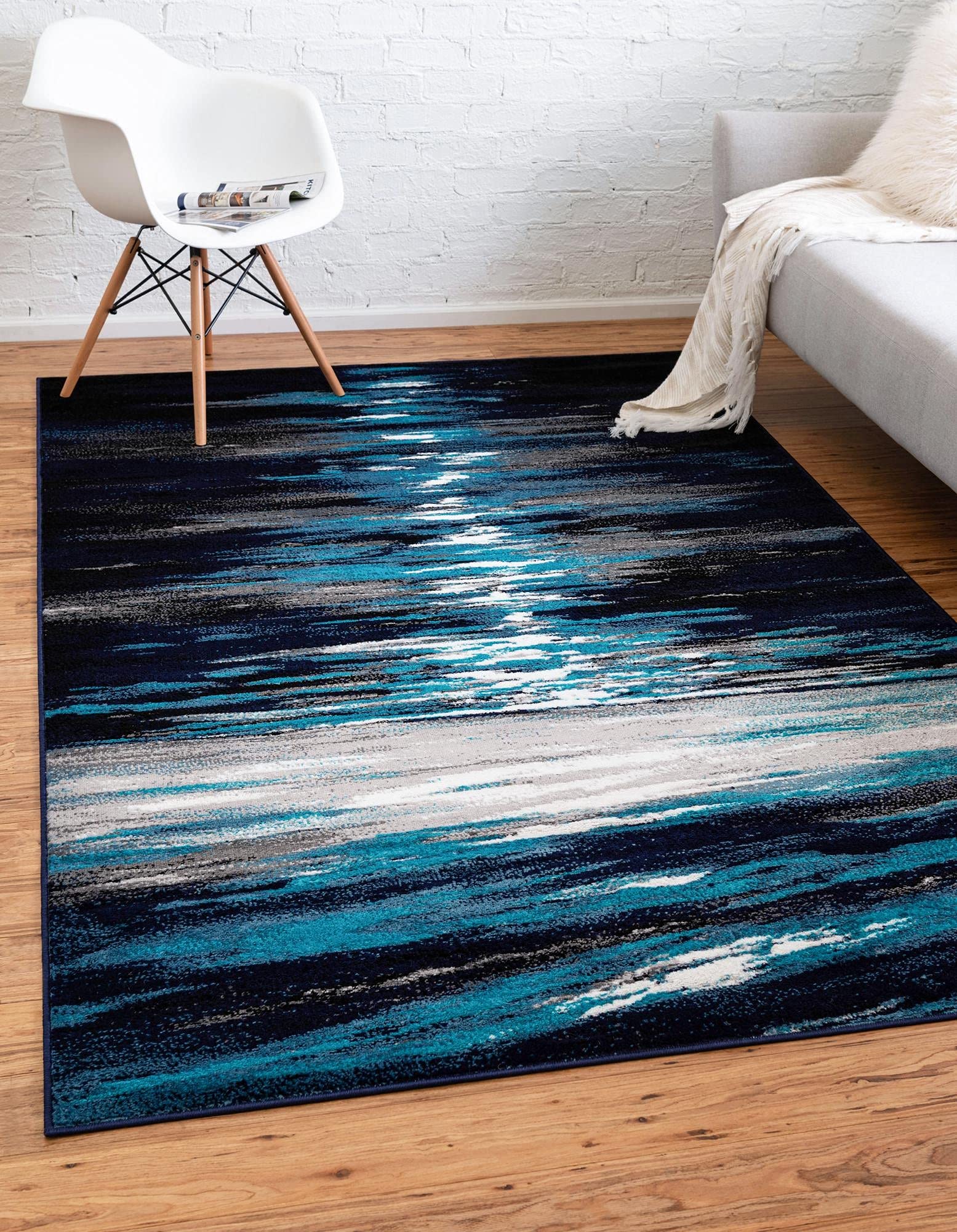 Unique Loom Metro Collection Area Rug 6'1