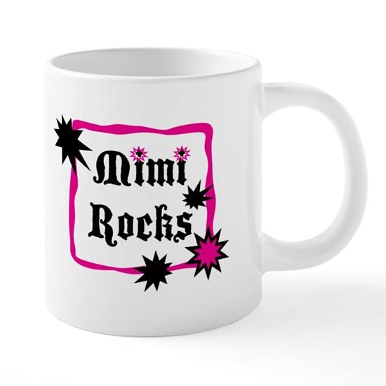 **Mimi Rocks Ceramic Coffee Mug 20 oz - Insulated Tea Cup for Hot & Cold Drinks - Perfect for Home, Office, or Gifts**