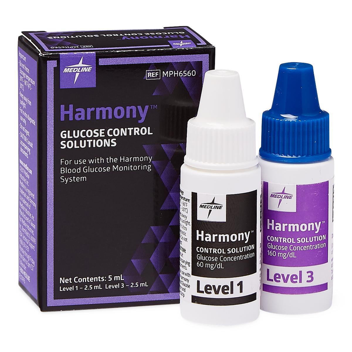 Harmony Blood Glucose Monitor Kit - Accurate & Easy-to-Use Diabetes Testing Meter with Strips - Ideal for Home Use & Travel Diabetes Care