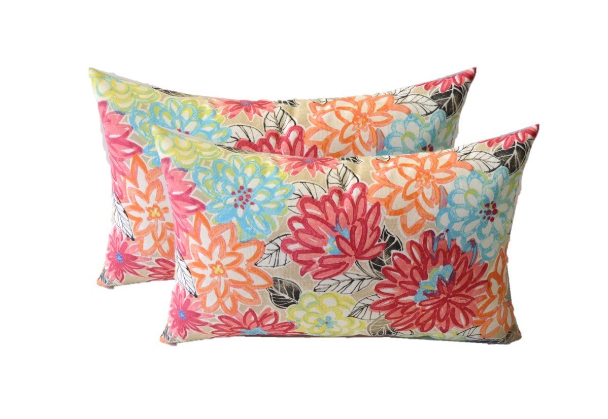 Lumbar Pillows Set of 2 - 20x12