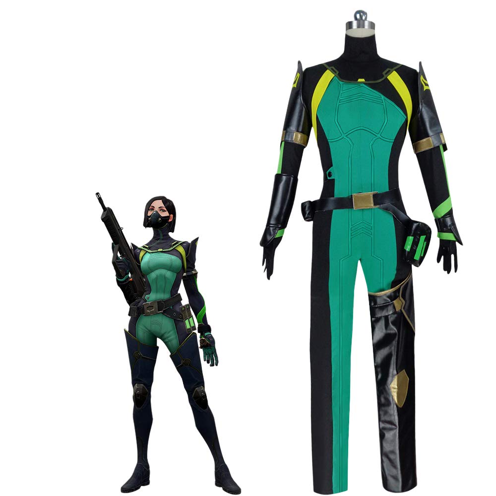 Valorant Viper Cosplay Costume 3331 - Official Game Character Outfit for Halloween, Comic Con & Gaming Events