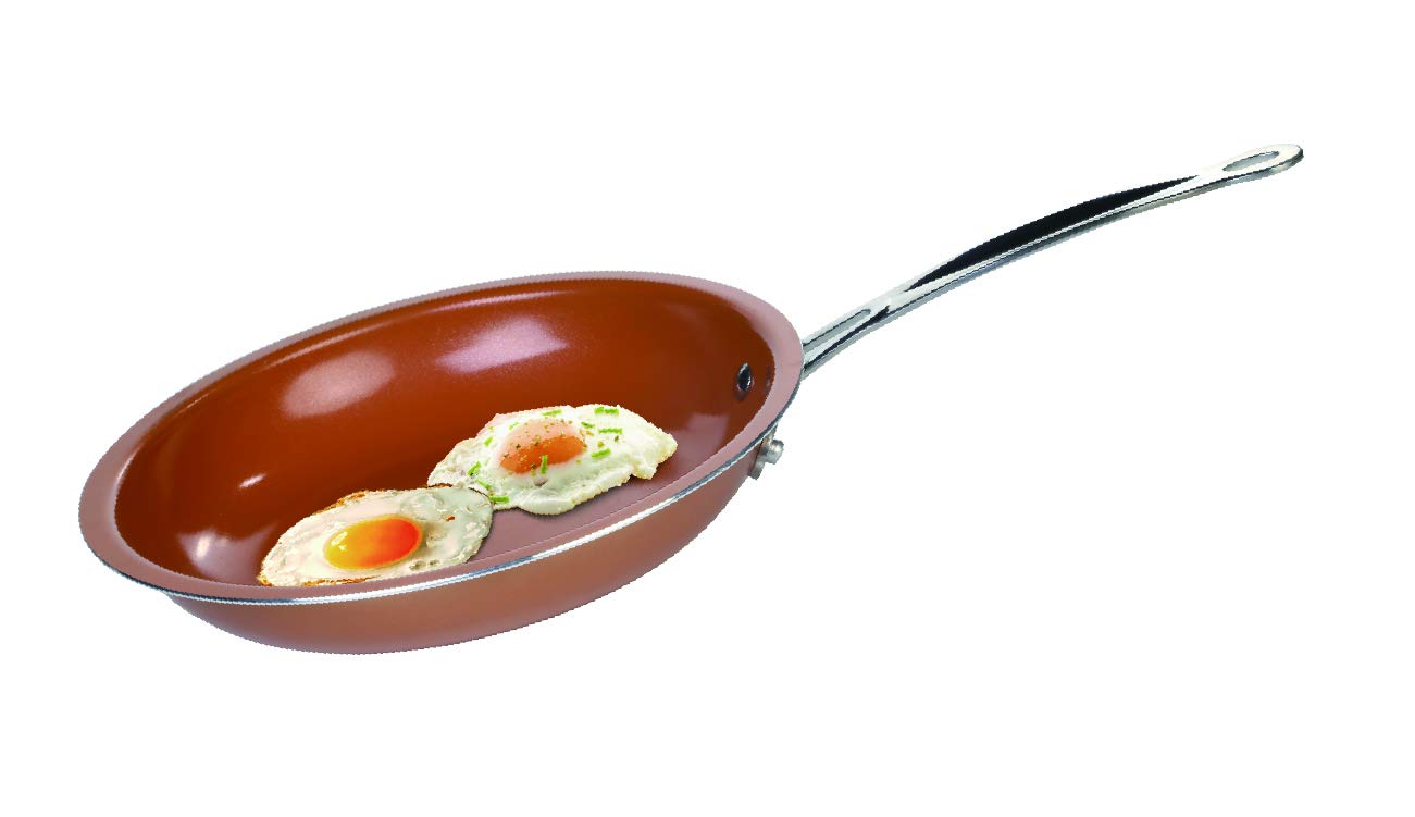 Premium Uniware Copper Master Non-Stick Frying Pan - 7.9