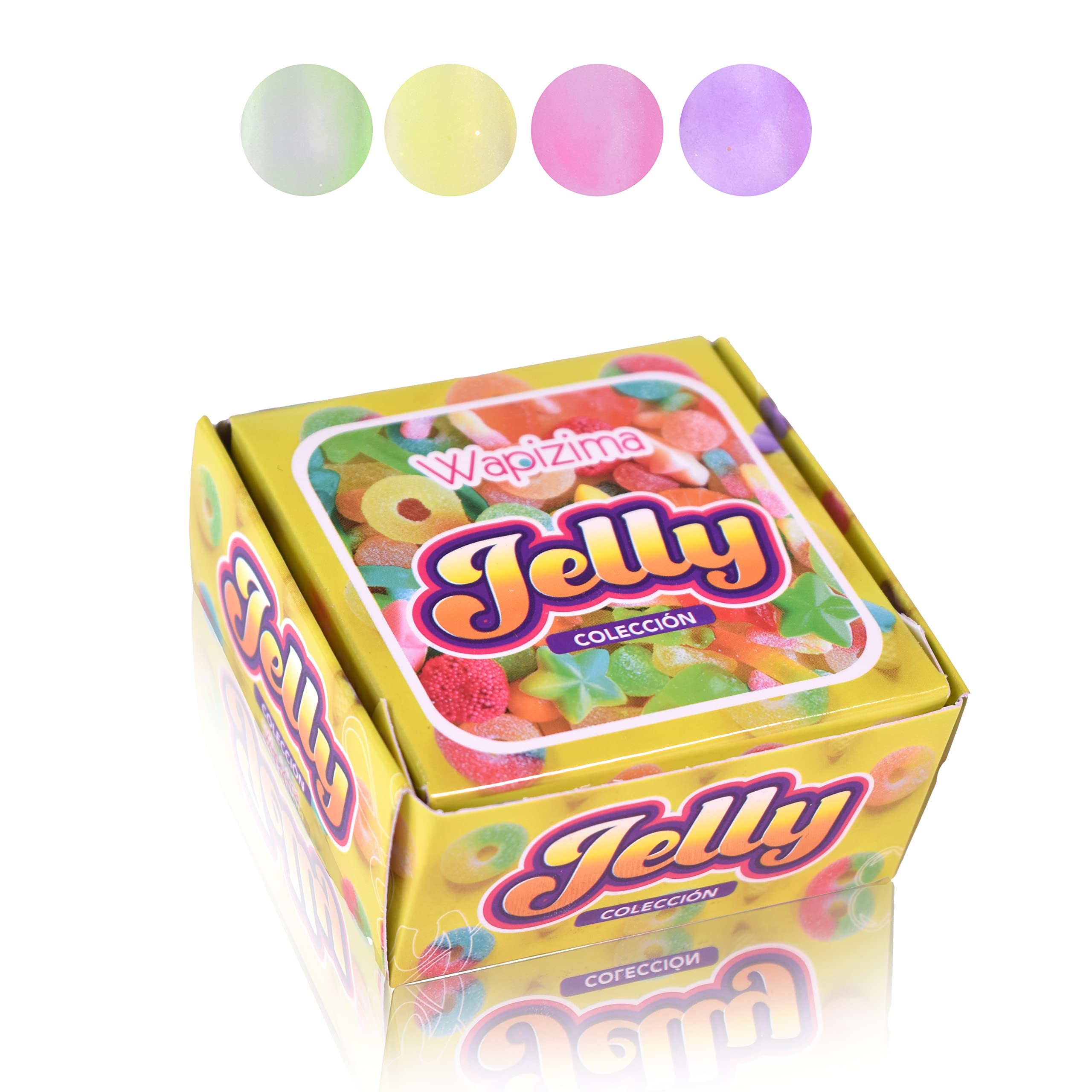 JELLY Acrylic Nail Powder Collection - Set of 4 Colors for Fantasy Nail Art Designs | DIY Manicure & Professional Salon Use | Perfect for Parties, Weddings, and Special Occasions