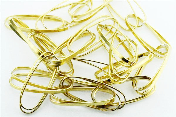2 Link Brass Necklace for Women - Elegant Gold-Tone Chain Jewelry for Layering & Everyday Wear | Perfect Gift for Her