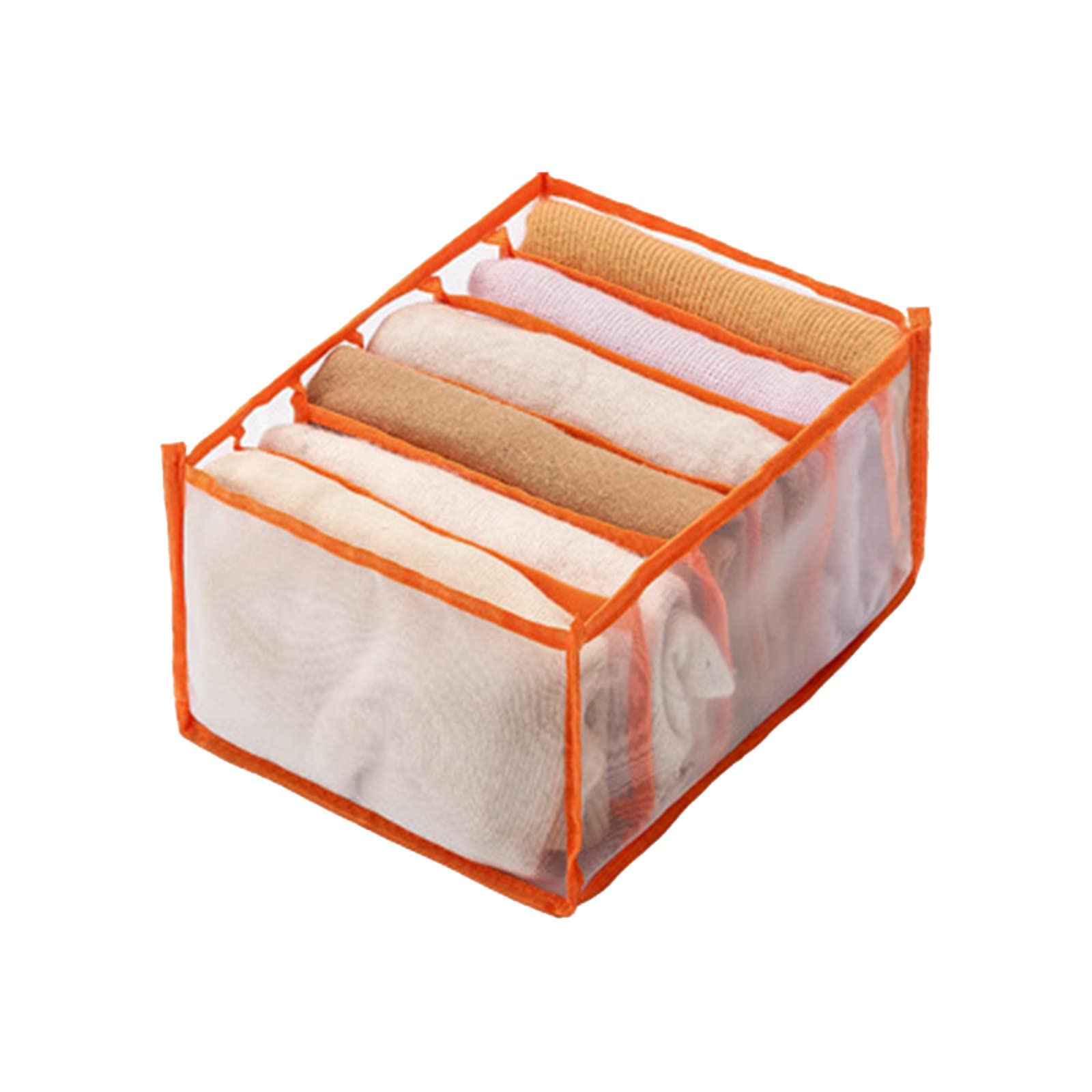 Mesh Drawer Organizer for Clothes & Pants - Foldable Storage Bins & Compartment Boxes for Home Organization | Perfect for Closet, Dresser & Travel Use