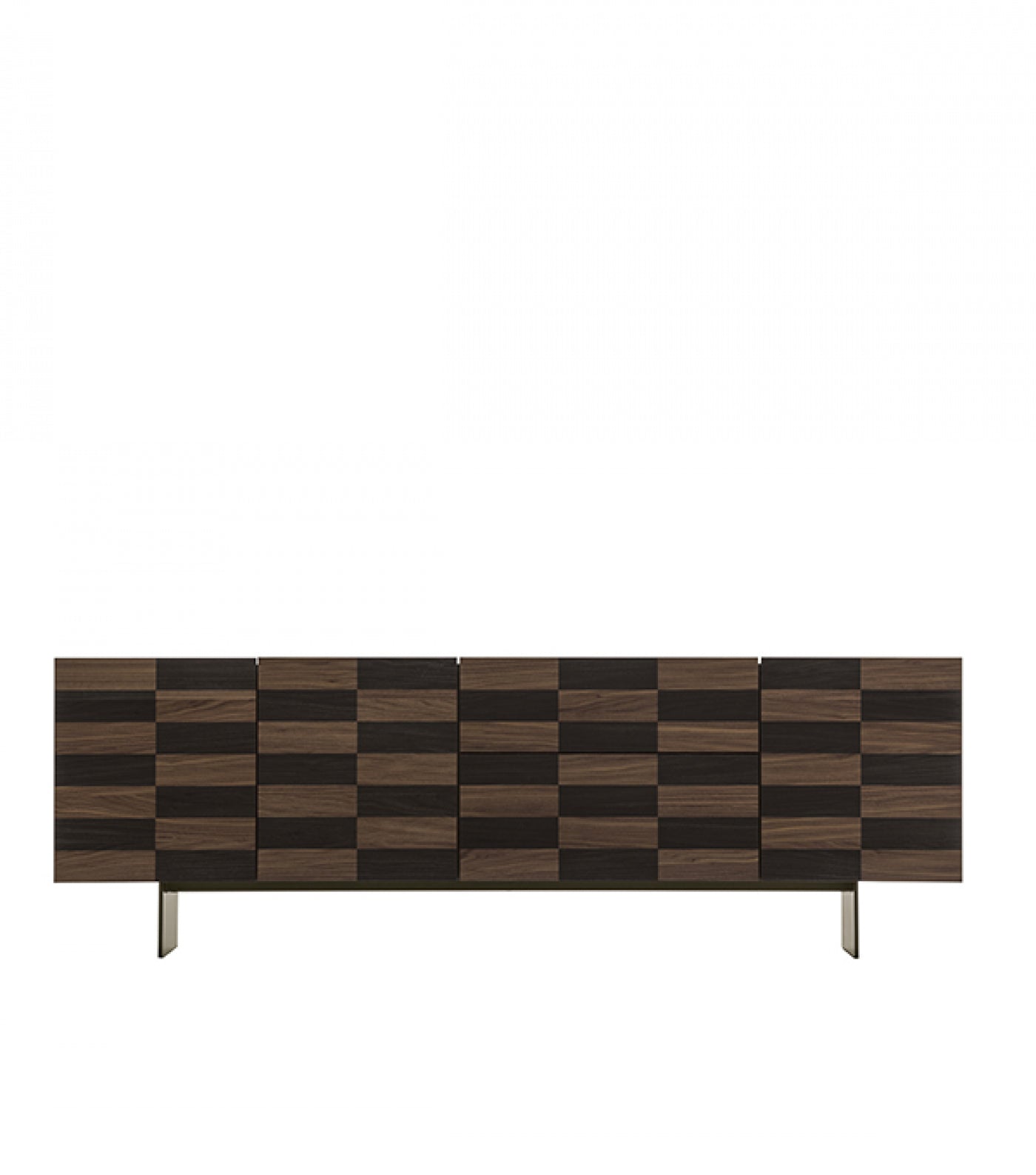 Tonin Casa Colosseo Sideboard - Italian Made Modern Wooden Buffet Cabinet for Dining Room & Living Room Storage