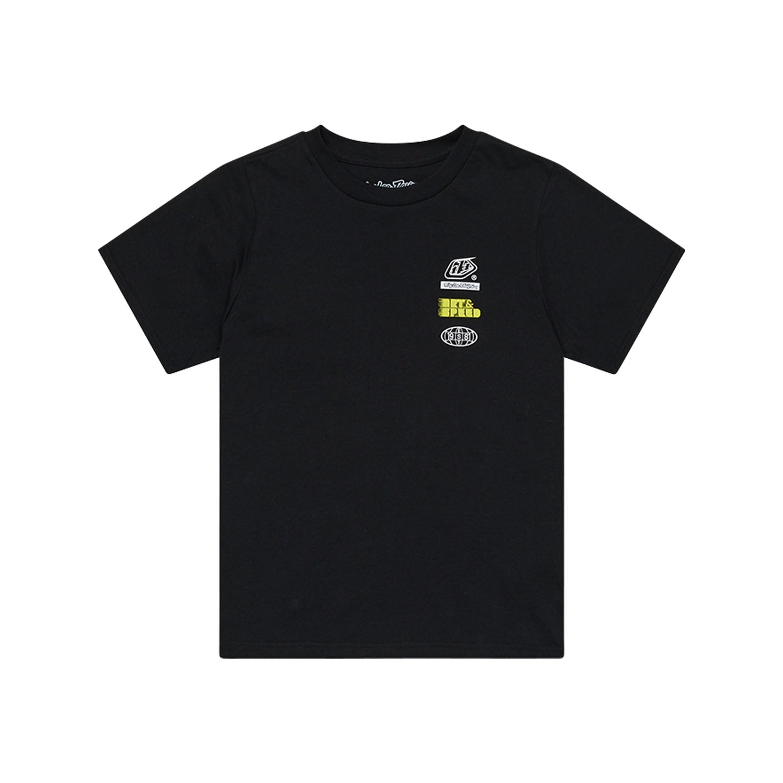 Youth Short Sleeve T-Shirt - Soft Cotton Crewneck Tee for Boys & Girls | Black Casual Top for Everyday Wear, School & Play