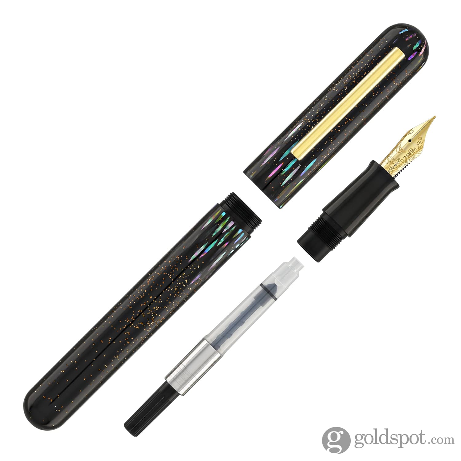 Nahvalur IKKAKU Fountain Pen - Premium Ye Yu Urushi Raden Design for Elegant Writing & Gift Giving | Perfect for Calligraphy, Journaling & Special Occasions