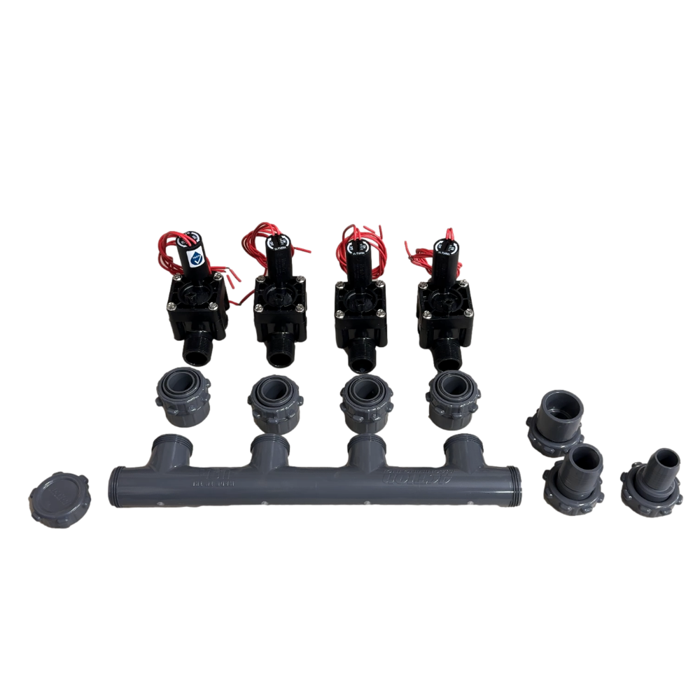 Hunter 1 PGV Valve Manifold Kit - High Performance Irrigation System Replacement Part for Sprinkler & Drip Watering Systems