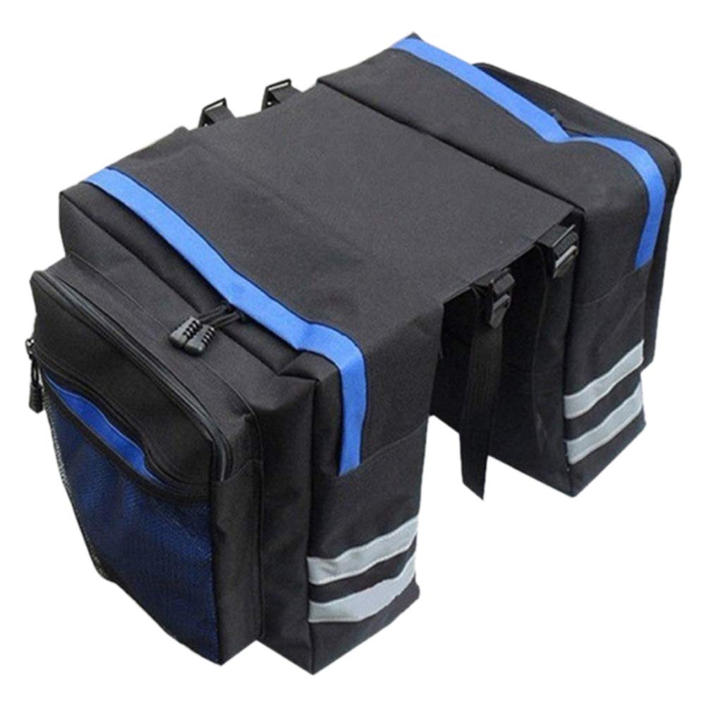 LINASHI Bike Rear Rack Bag - Waterproof Multifunctional Bicycle Pannier with Shoulder Strap | Perfect for Commuting, Cycling Tours & Outdoor Adventures