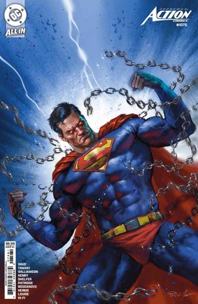 Action Comics #1075 Cover E Lucio Parrillo Variant - Collectible Comic Book for DC Fans, Perfect for Display & Investment | Superhero Decor, Gift for Comic Lovers