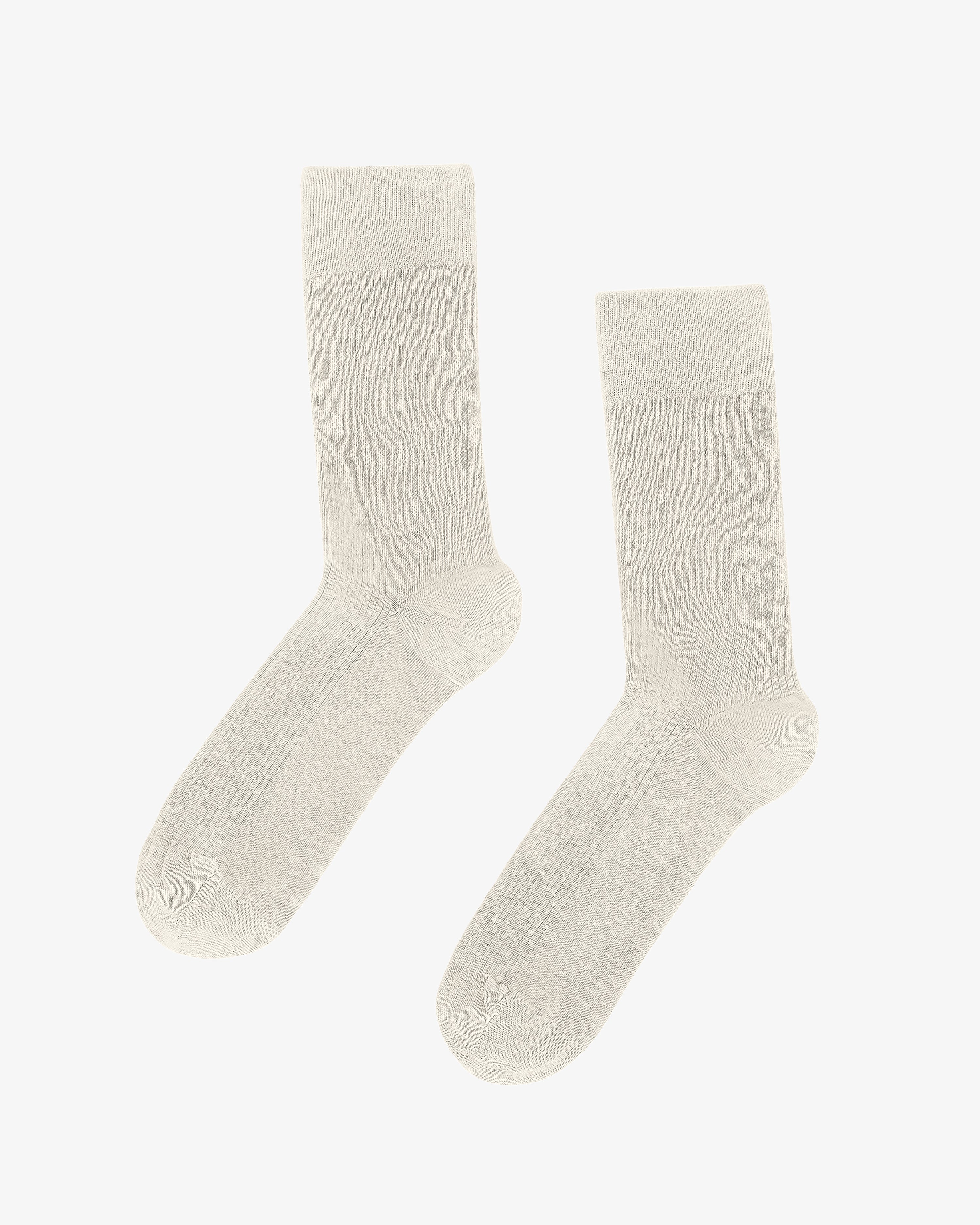 Organic Cotton Women's Classic Crew Socks - Ivory White | Comfortable & Breathable for Everyday Wear, Yoga, and Relaxation