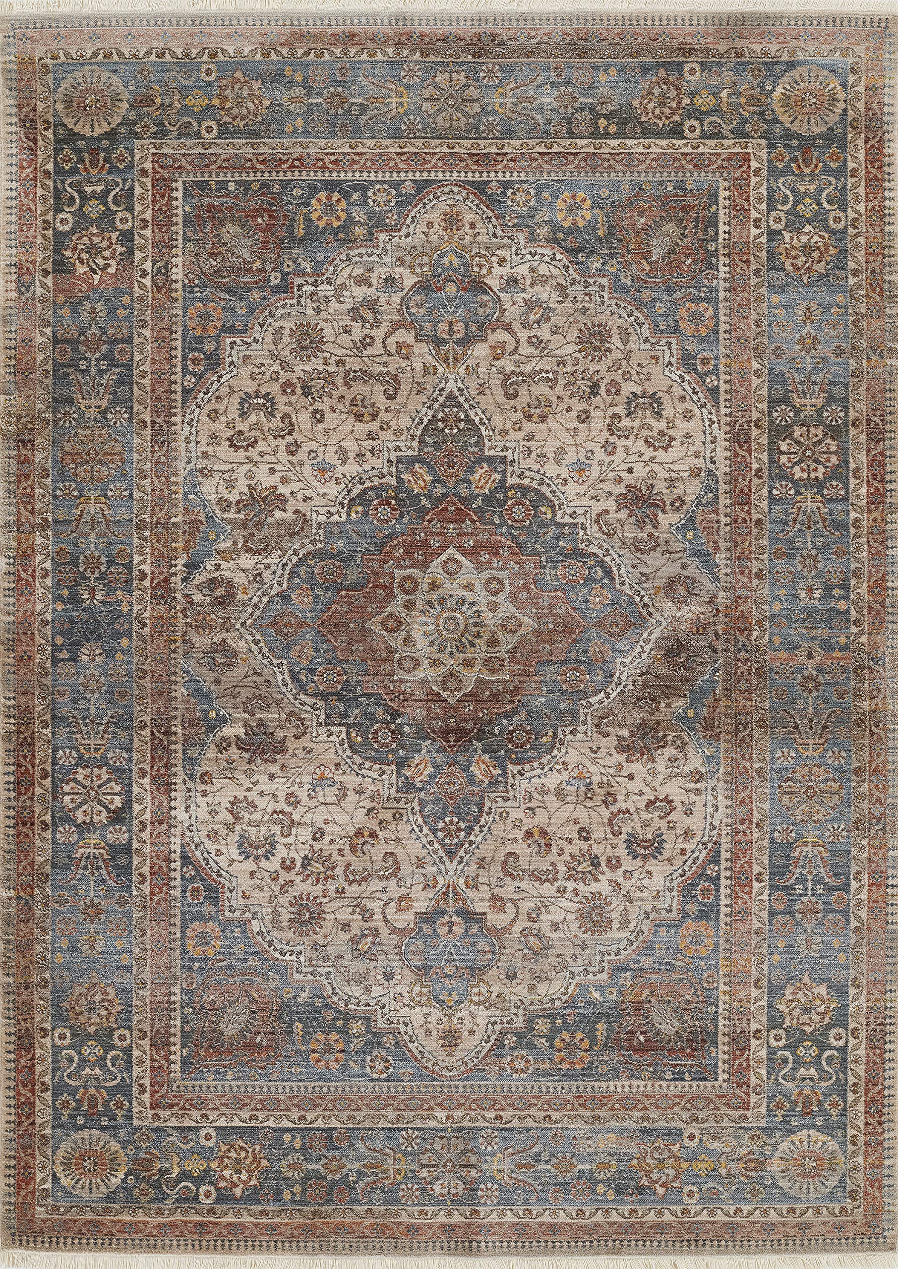 Nolita Rugs Paolo Polyester Multi Area Rug 5' X 7'9