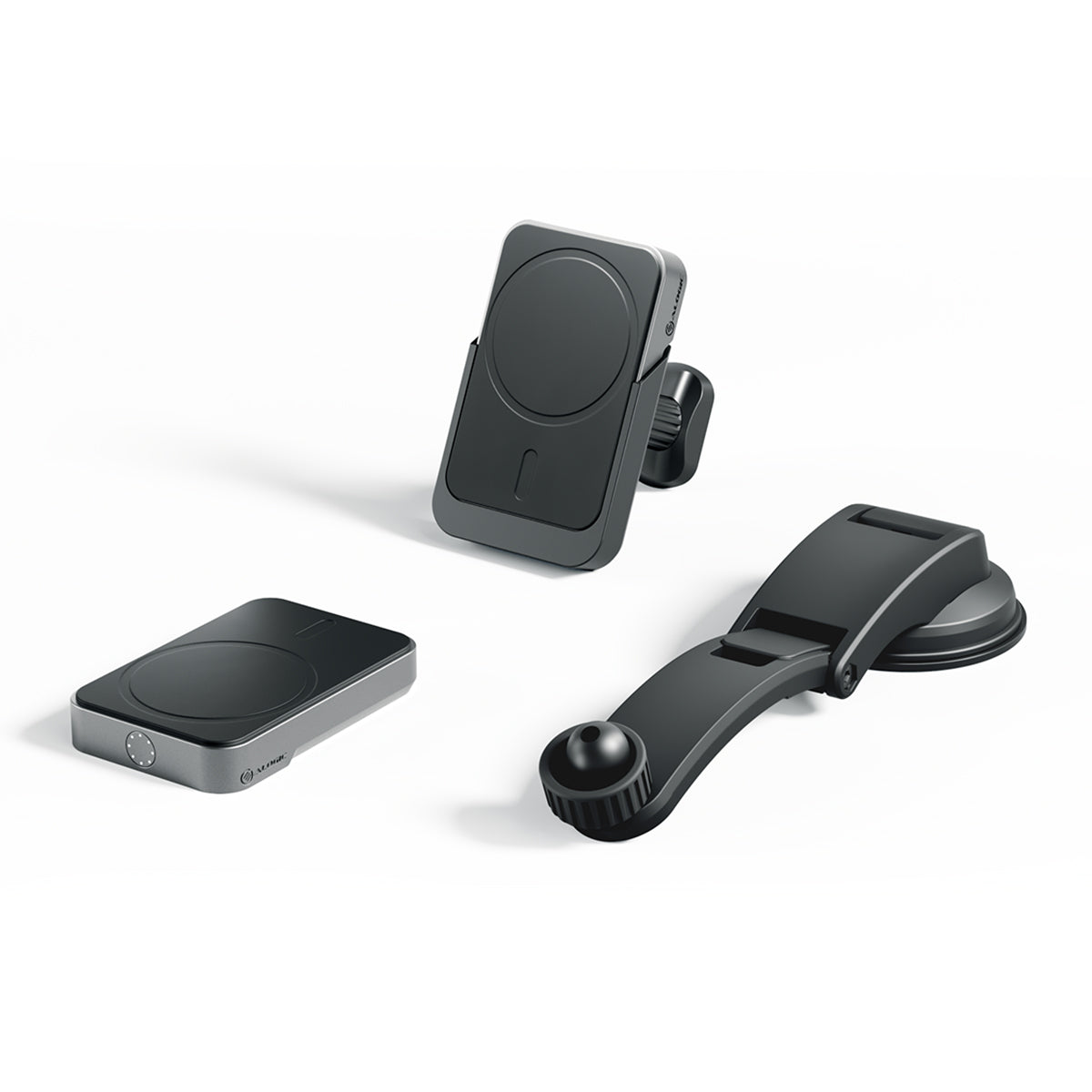 Matrix Universal Magnetic Car Charger & 5000mAh Power Bank - Air Vent & Dashboard Mount for iPhone, Samsung, Android Phones - Perfect for Road Trips, Commuting & Travel