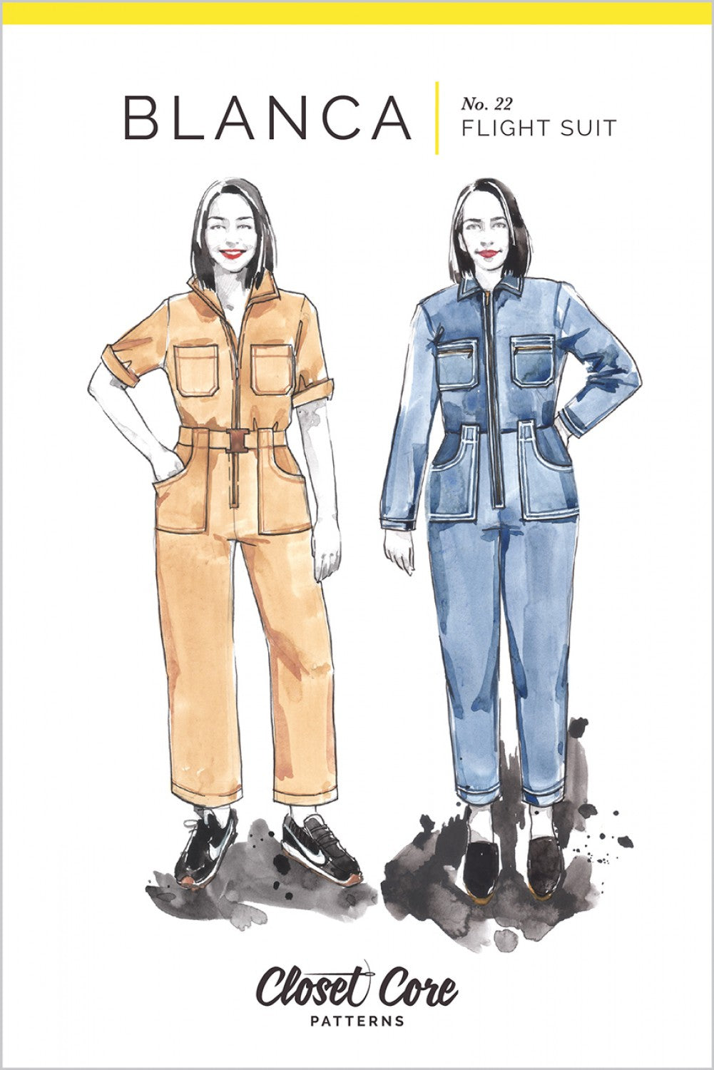 Blanca Flight Suit Pattern - Premium Pilot Jumpsuit Sewing Template for Aviation Enthusiasts | Perfect for Cosplay, Halloween Costumes & Aviation Events