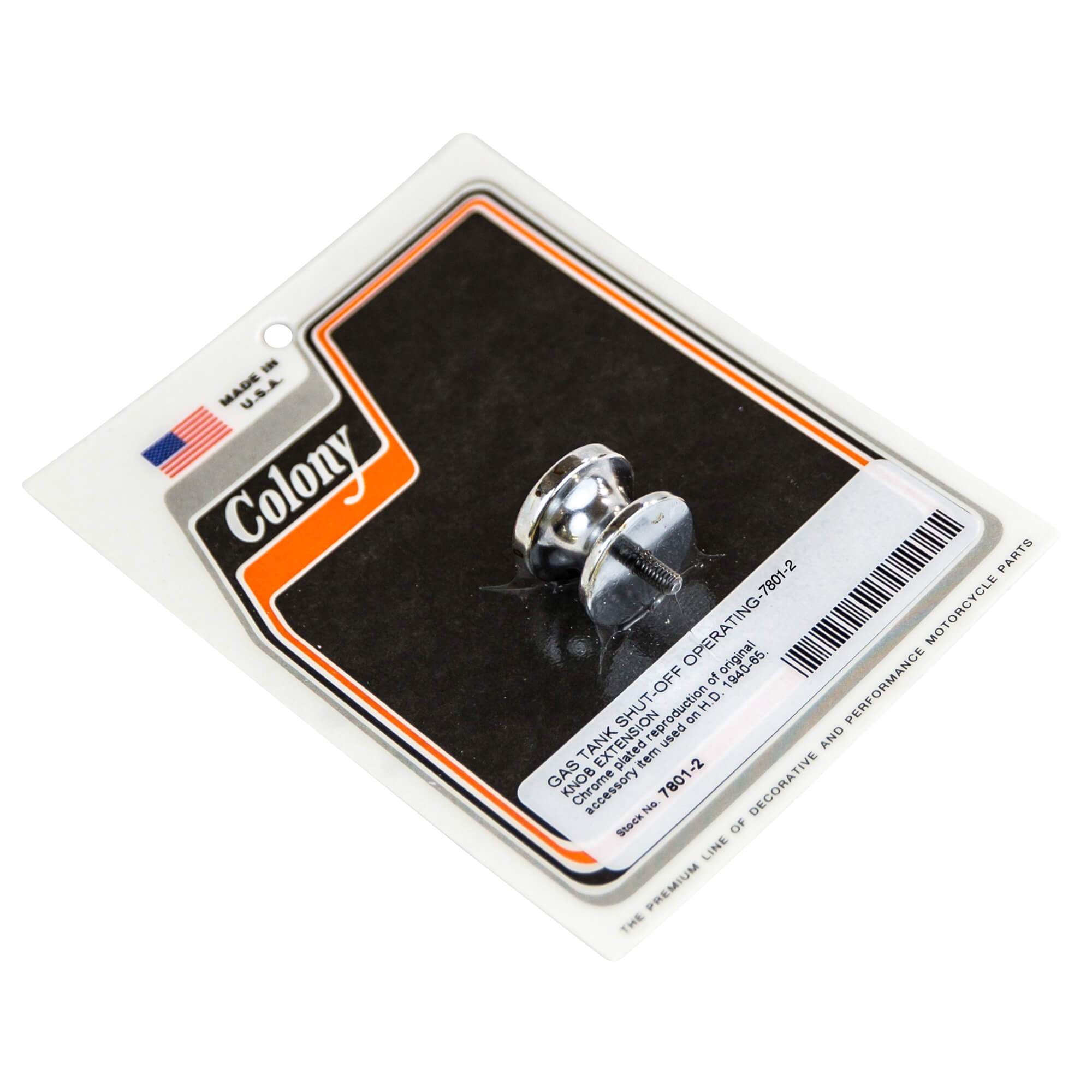 Harley Davidson 1940-65 Gas Tank Shut Off Valve Knob Extension - Replacement Part for Motorcycle Fuel System Accessories (Fits HD Models, Easy Installation) - Perfect for DIY Repairs & Classic Bike Restoration Projects