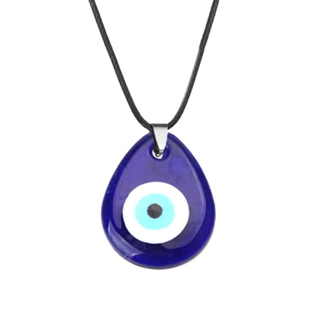 Kamonda Lucky Blue Evil Eye Necklace - Turkish Nazar Boncuk Protection Pendant for Men & Women | Spiritual Jewelry for Good Luck & Positive Energy | Perfect Gift for Birthday, Anniversary & Travel Protection
