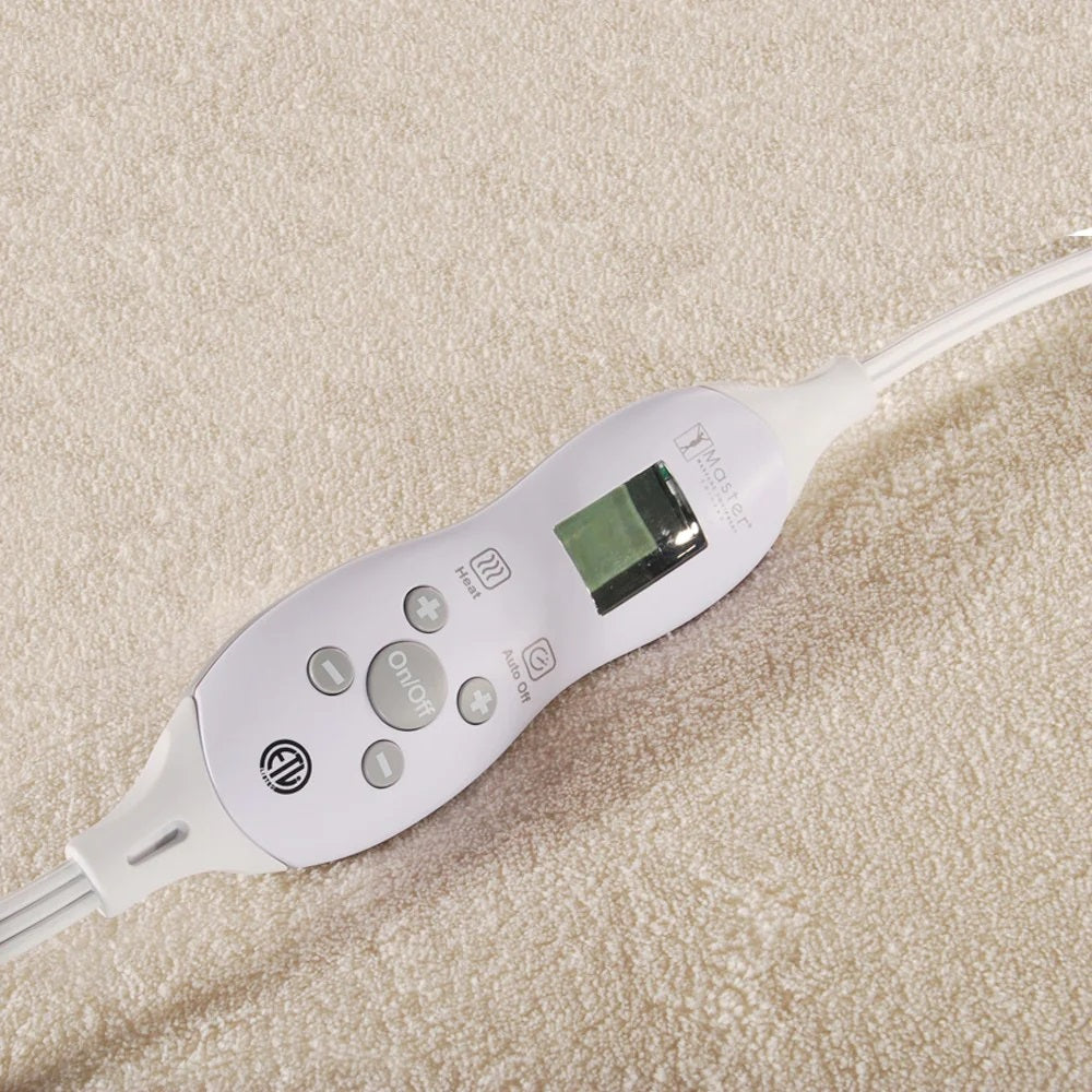Electric Heating Pad with Remote Control - Soft & Adjustable Warmth for Pain Relief, Muscle Relaxation - Perfect for Back, Shoulder & Leg Pain at Home or Office