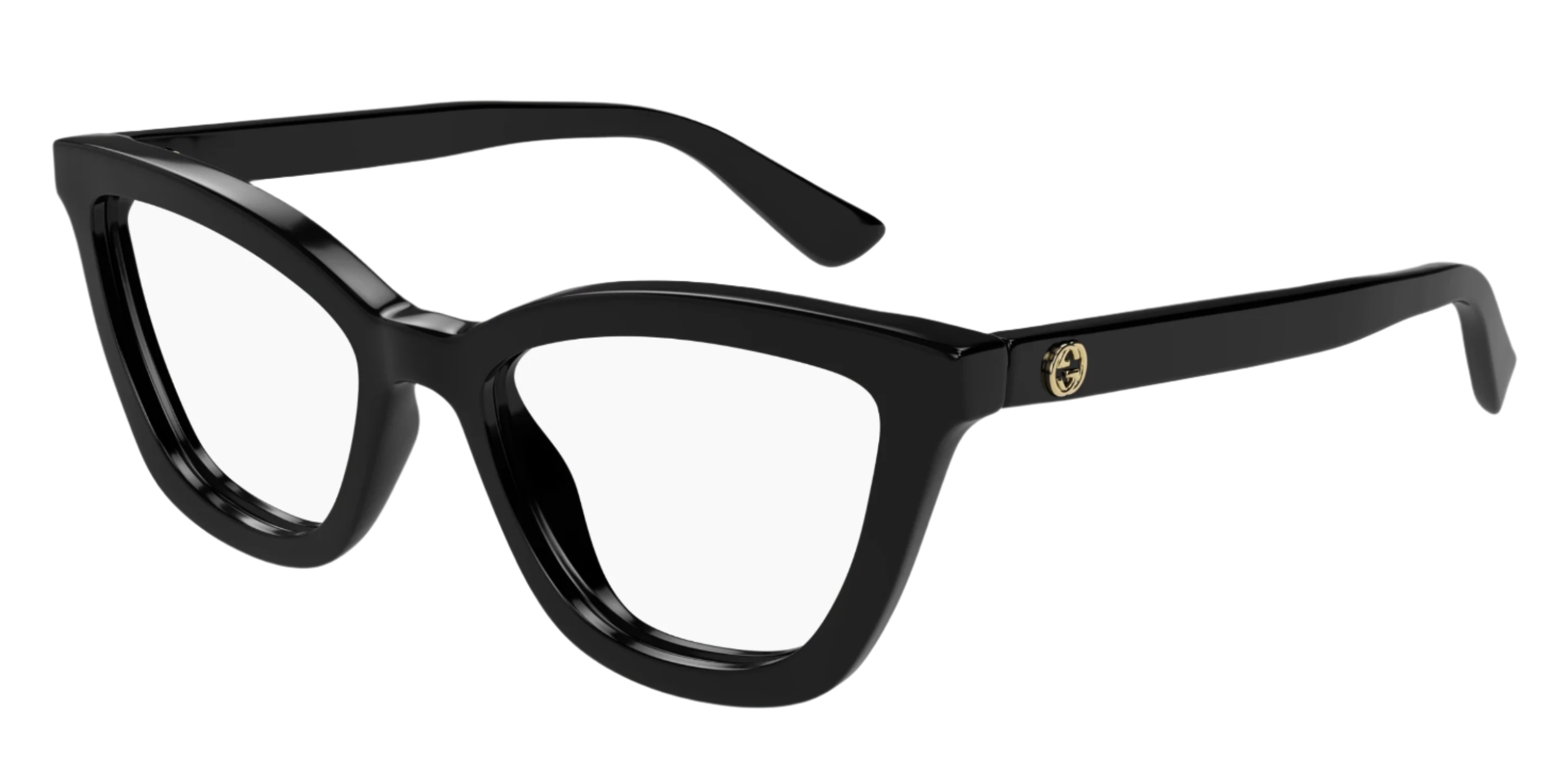 Gucci GG1686O Black Cat Eye Sunglasses for Women - Stylish UV Protection Shades for Outdoor, Beach & Driving
