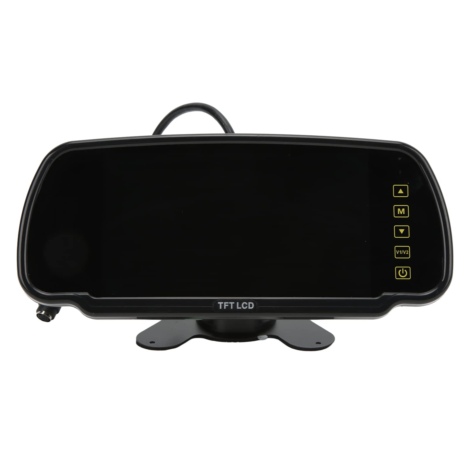 7in AHD Rear View Mirror Monitor with High Resolution Backup Camera & Remote Control - Perfect for Cars, Trucks, and RVs - Enhanced Safety & Parking Assistance