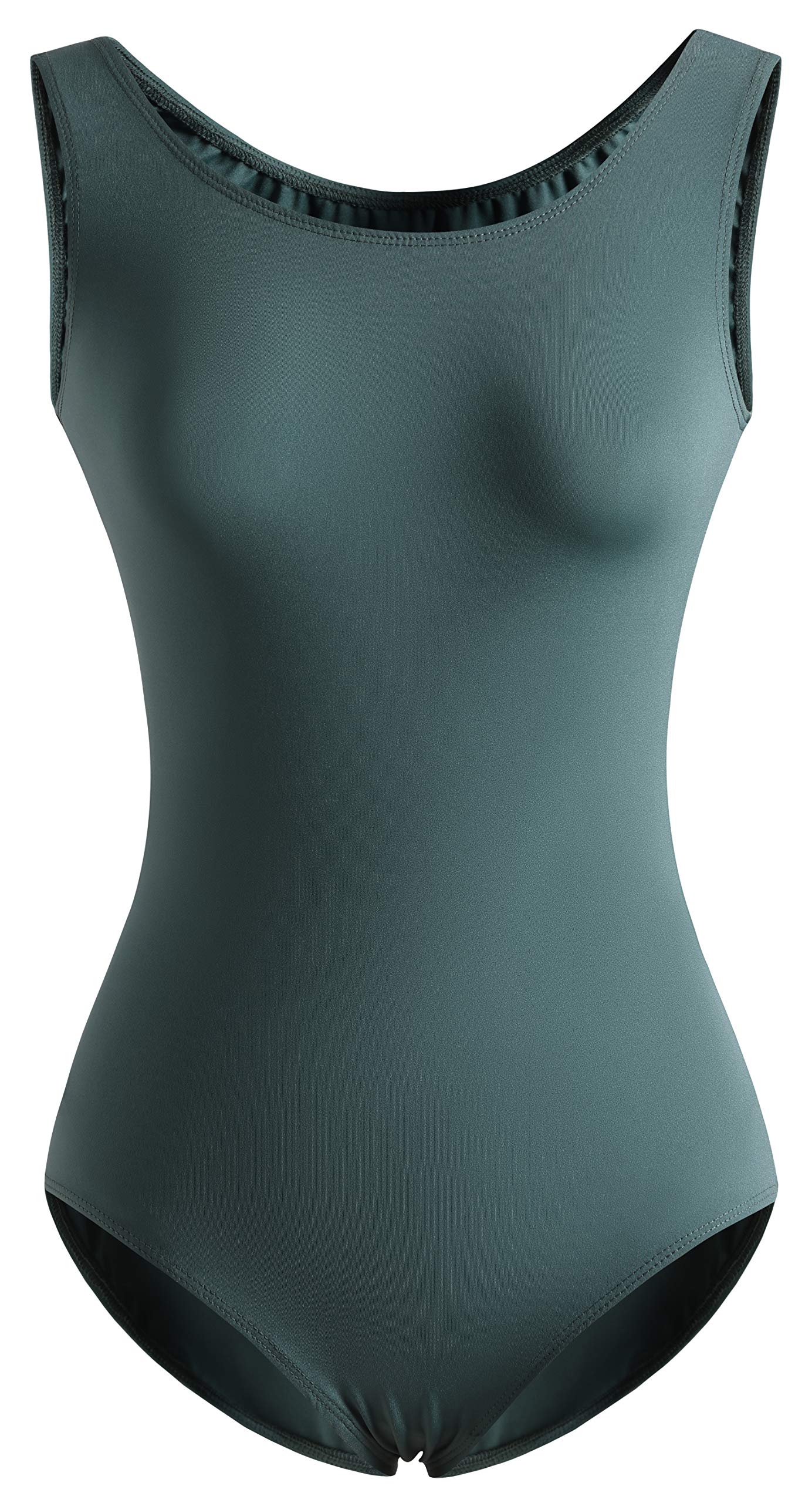 DANSHOW Women's Tank Leotards for Dance, Ballet & Gymnastics - Stretchy Comfort for Performance & Practice