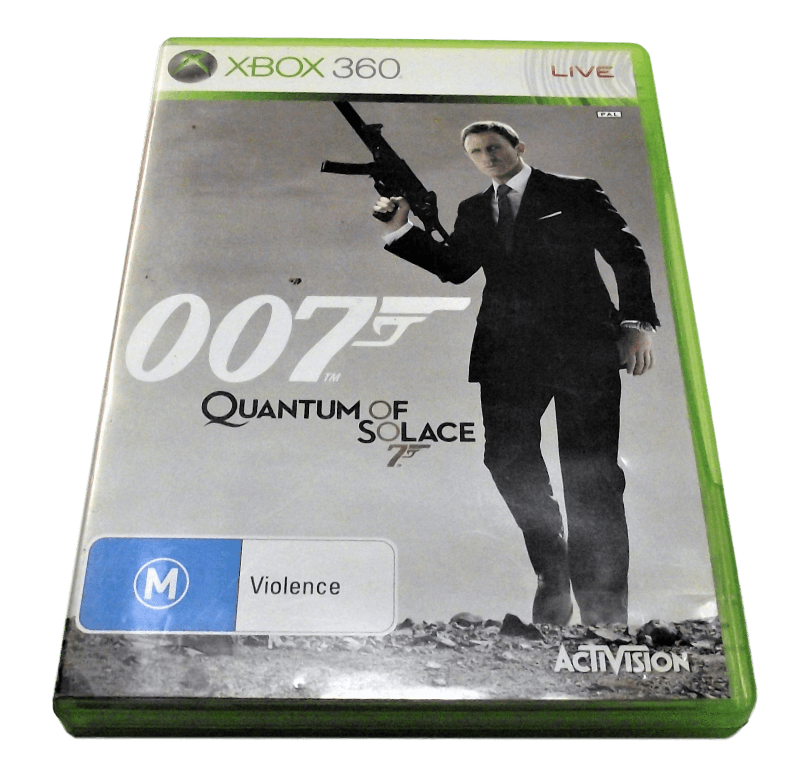 007 Quantum of Solace XBOX 360 Game - Used PAL Version | Action Adventure Video Game for Adults & Teens | Perfect for Movie Fans & Gaming Enthusiasts