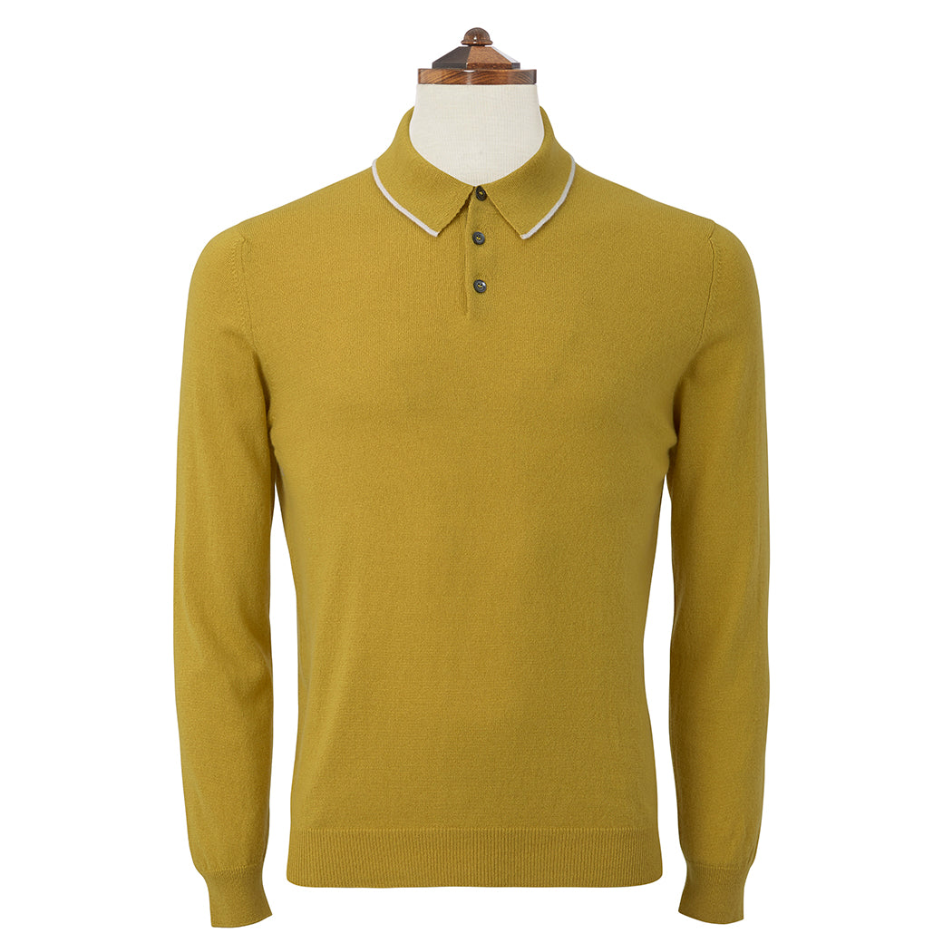 Kirkwell Women's Ochre Long Sleeve Knitted Shirt - Soft Casual Pullover Sweater for Fall & Winter | Perfect for Office, Date Night & Weekend Outings